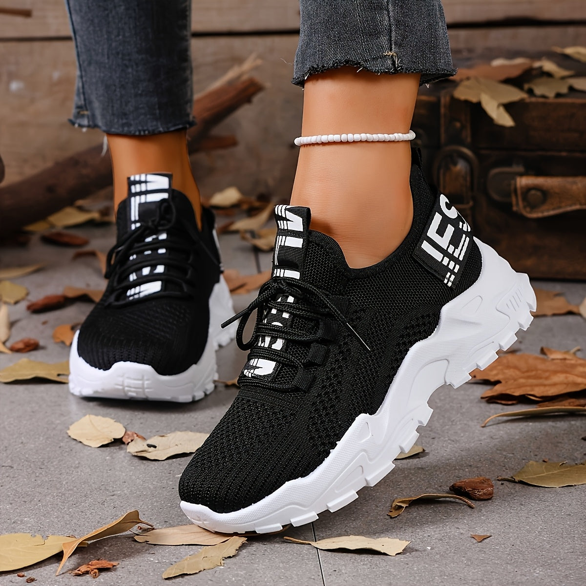 Women'S Low-Top Sneakers - Breathable Mesh Lightweight Lace-Up Sneaker with Non-Slip Sole, //Grey/ - - Casual Sneakers Suitable for Gym, Running, Casual Attire, Women Shoes