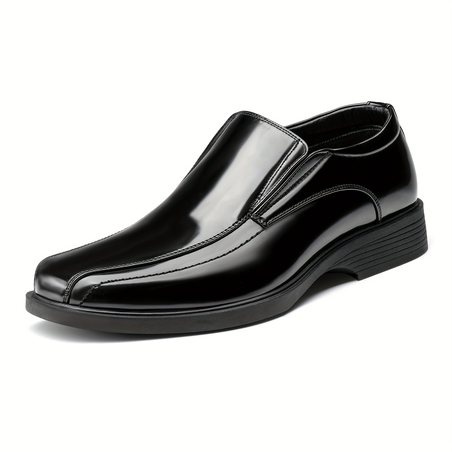 Bruno Marc Men's Square Toe, Dress Loafers, Formal Shoes