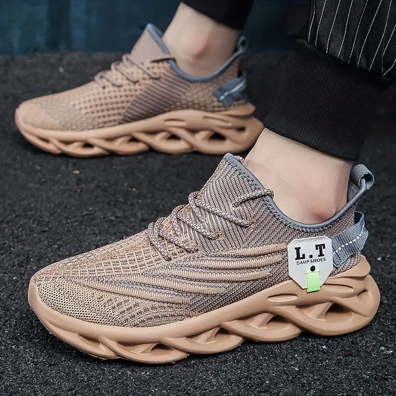 Men's Lightweight Breathable Sneakers - Non-Slip Sneakers Suitable for Running, Walking, Training & Gym - Low-Top - Sports Shoes with Cushioning & Neutral Arch (LT2206) - Ideal for, Casual Wear
