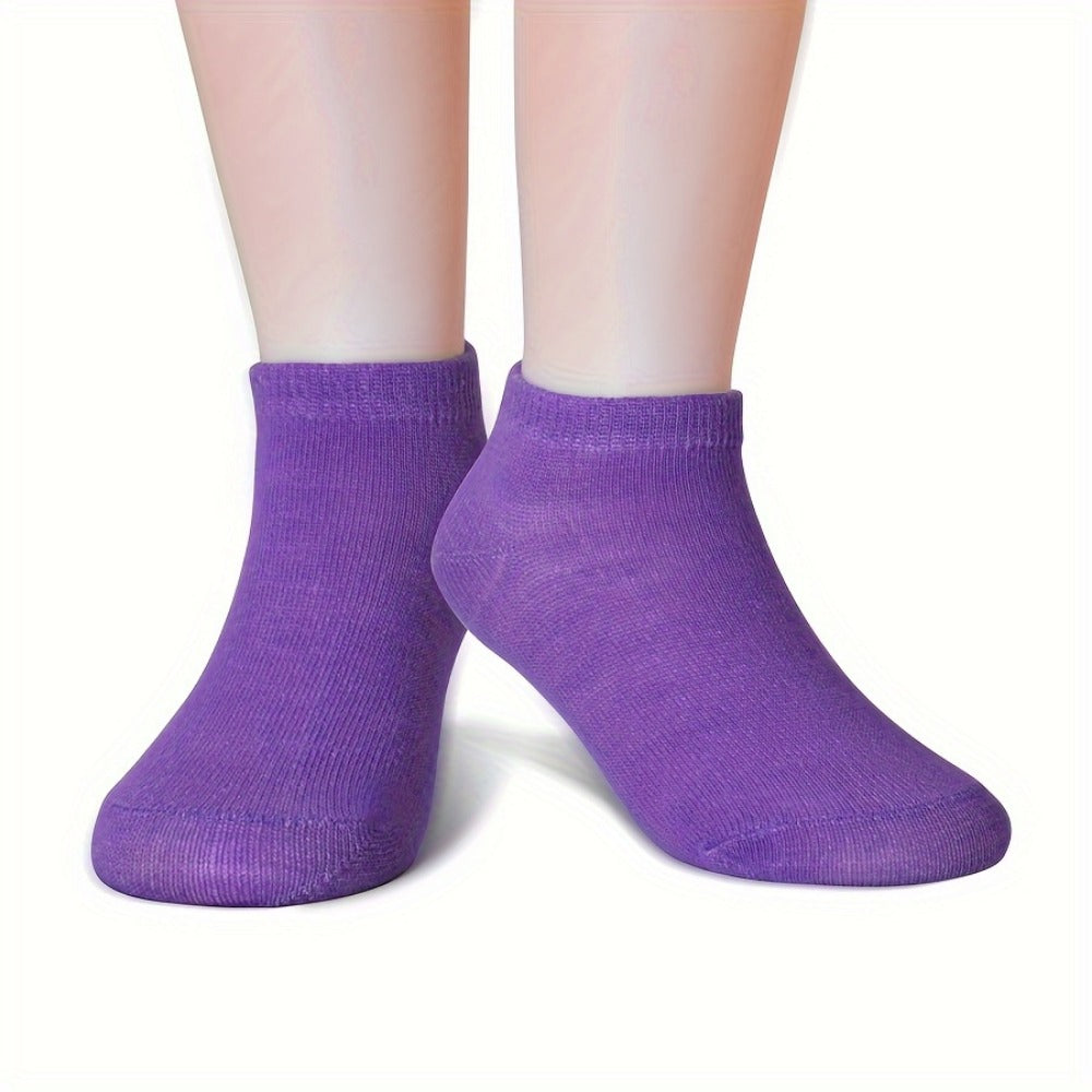 Kids' Breathable School Socks - 20-Pair Pack