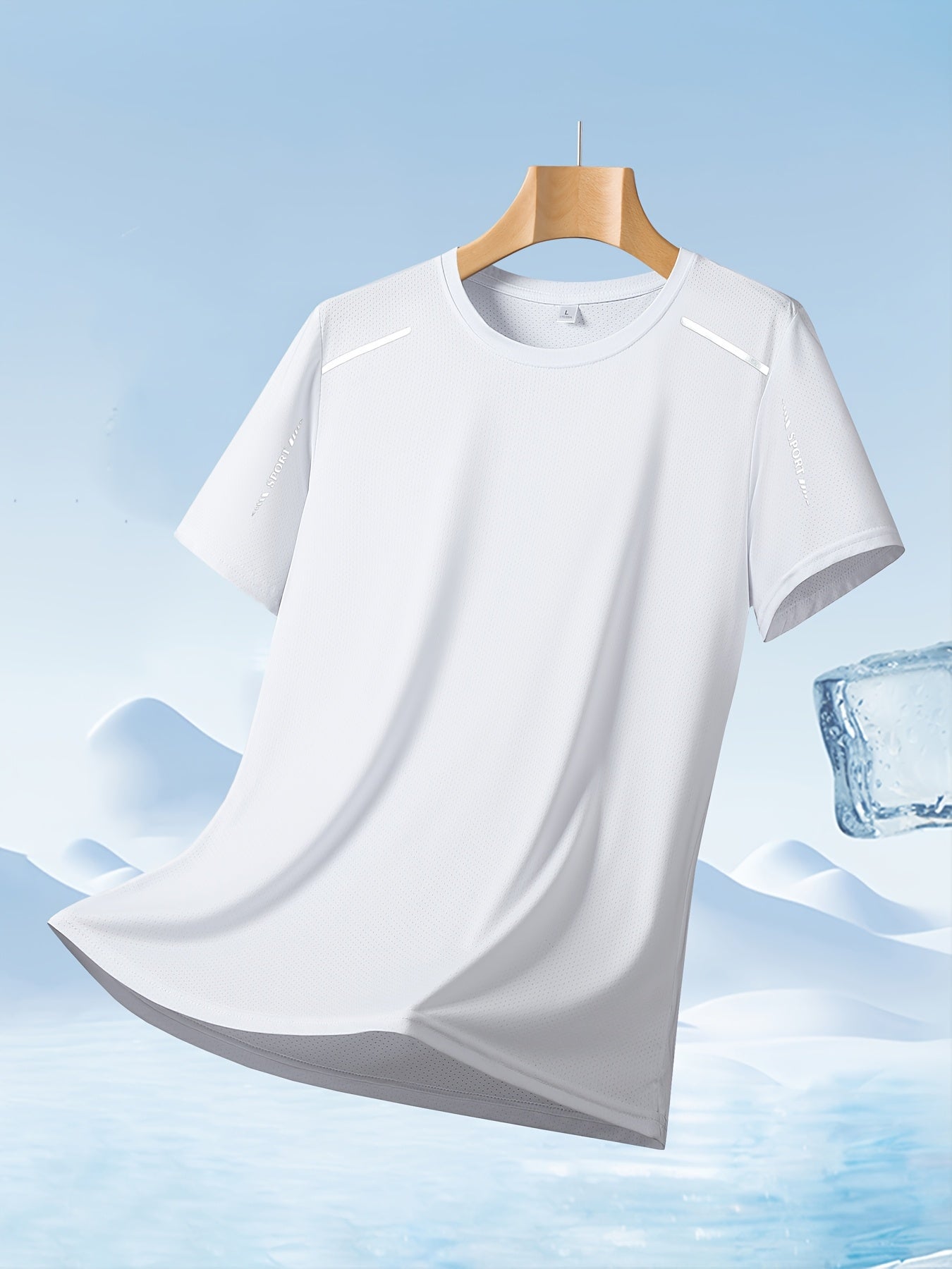 Men'S Quick-Dry Sports T-Shirt 4-Pack - Breathable Moisture-Wicking Round Neck Short Sleeve Top, High Elasticity Cool And Comfortable Quick-Drying Fitness T-Shirt, Summer Casual Sports Breathable Outdoor Top