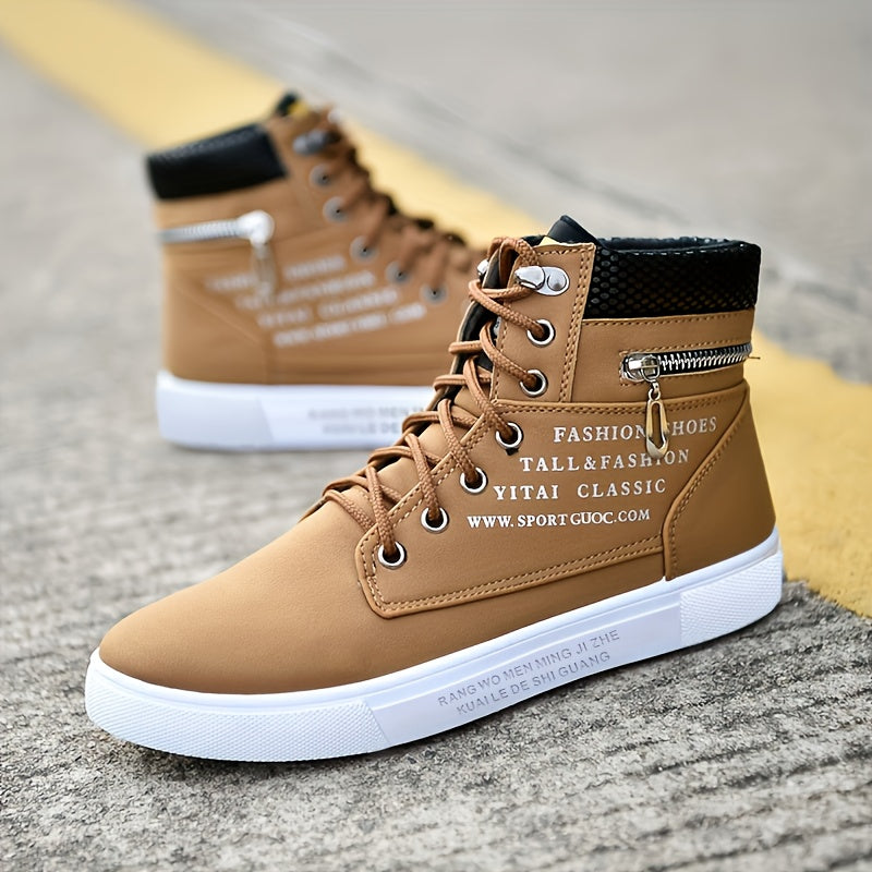 Versatile Men's Boots - Comfort Lining, Sole and Lace-Up Closure, Perfect for All Seasons and Occasions