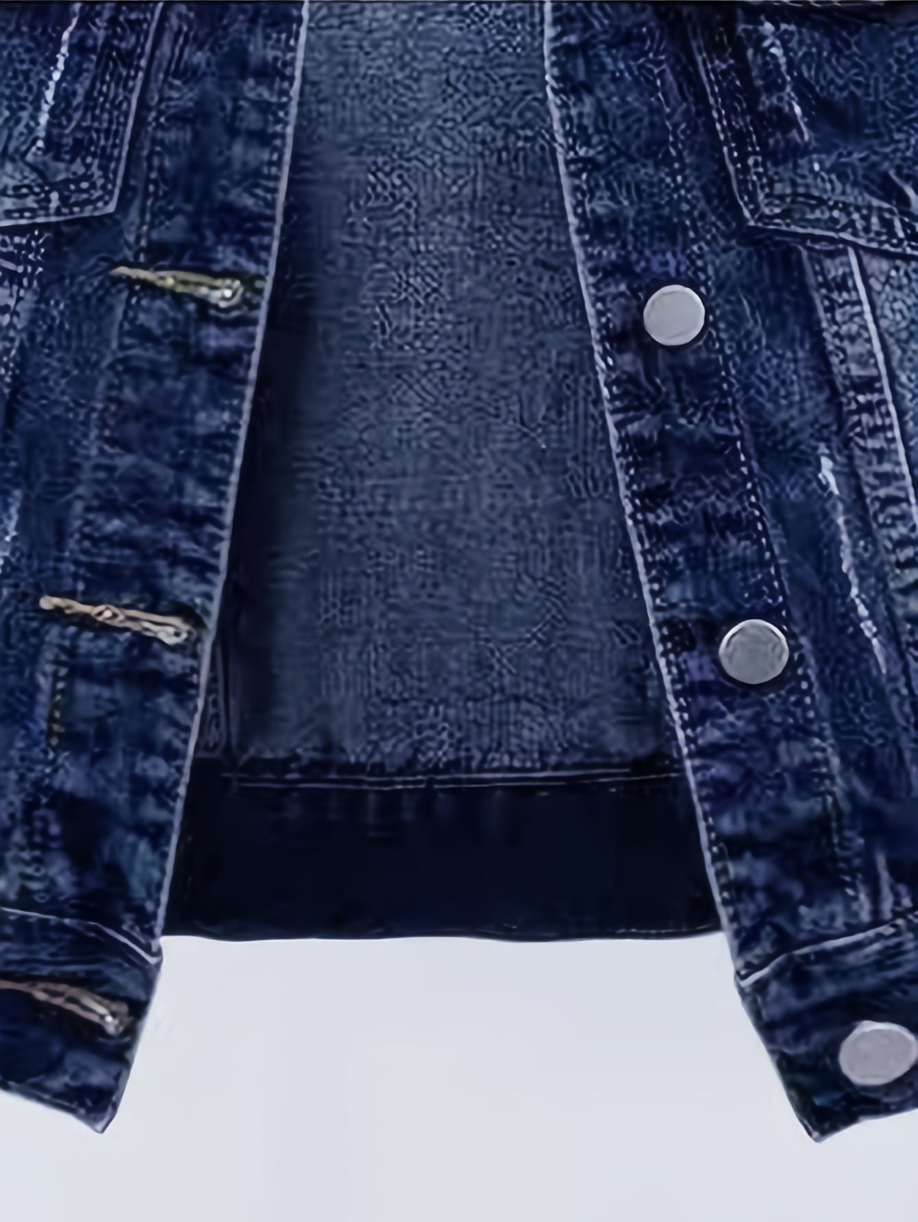 Women'S Vintage Wash Cropped Denim Jacket- Slim Fit Non-See-Through Buttons-Up Coat, Casual Everyday Denim Jacket for Spring/Fall Layering - Perfect for Jeans, Dresses & Skirts, Quality Button Details, Fall Fashion, Durable Fabric, Fall Clothing