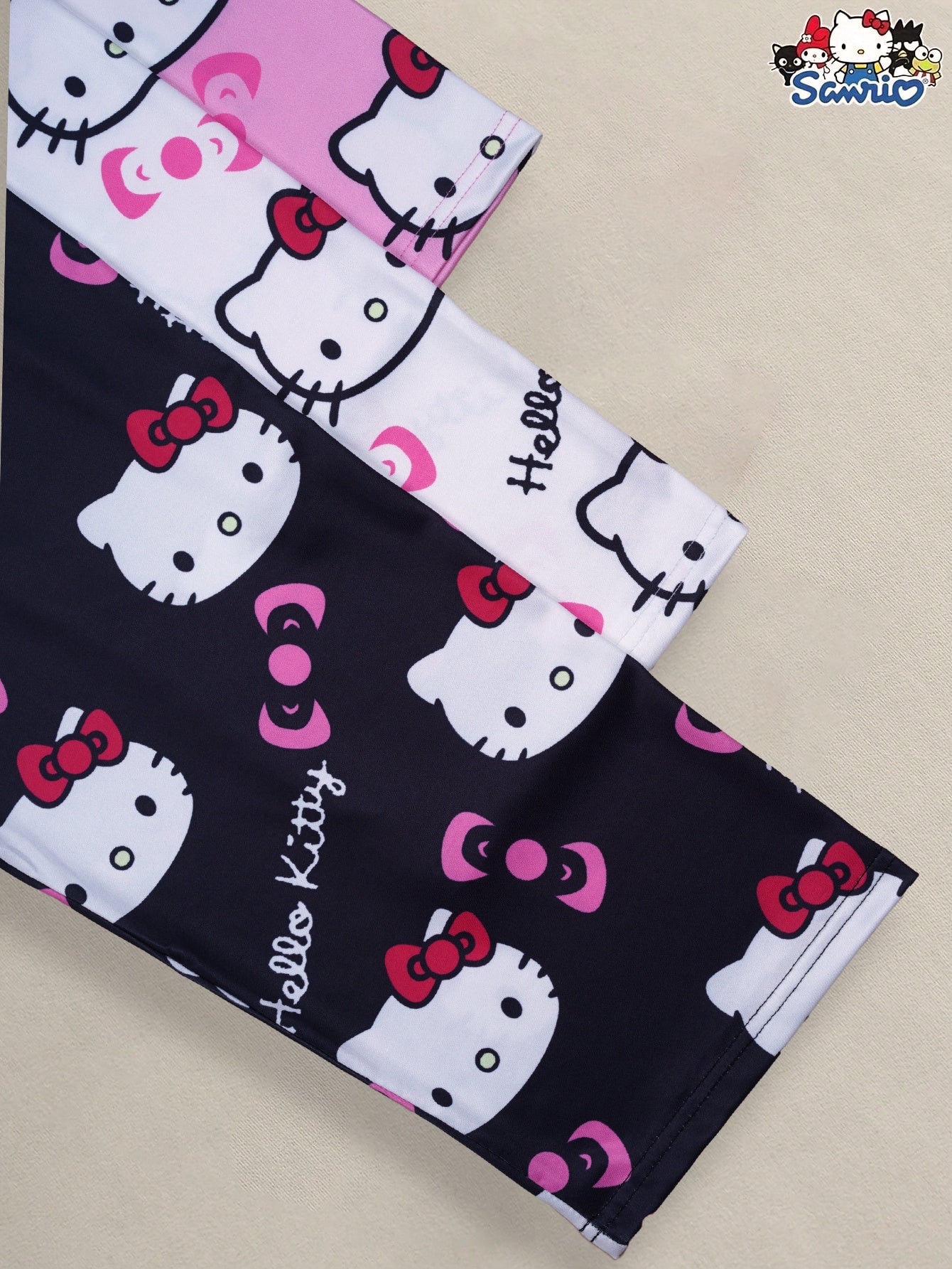 3pcs Hello Kitty Pajamas Pants Sanrio Anime Women's Pajama Pants Cartoon Couple Home Sleepwear Trousers Leisure Home Clothing