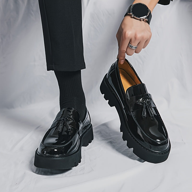 Men'S Fashionable And Casual Loafers, Suitable for Classic Business, Work, Office, Wedding, And Formal Wear Shoes