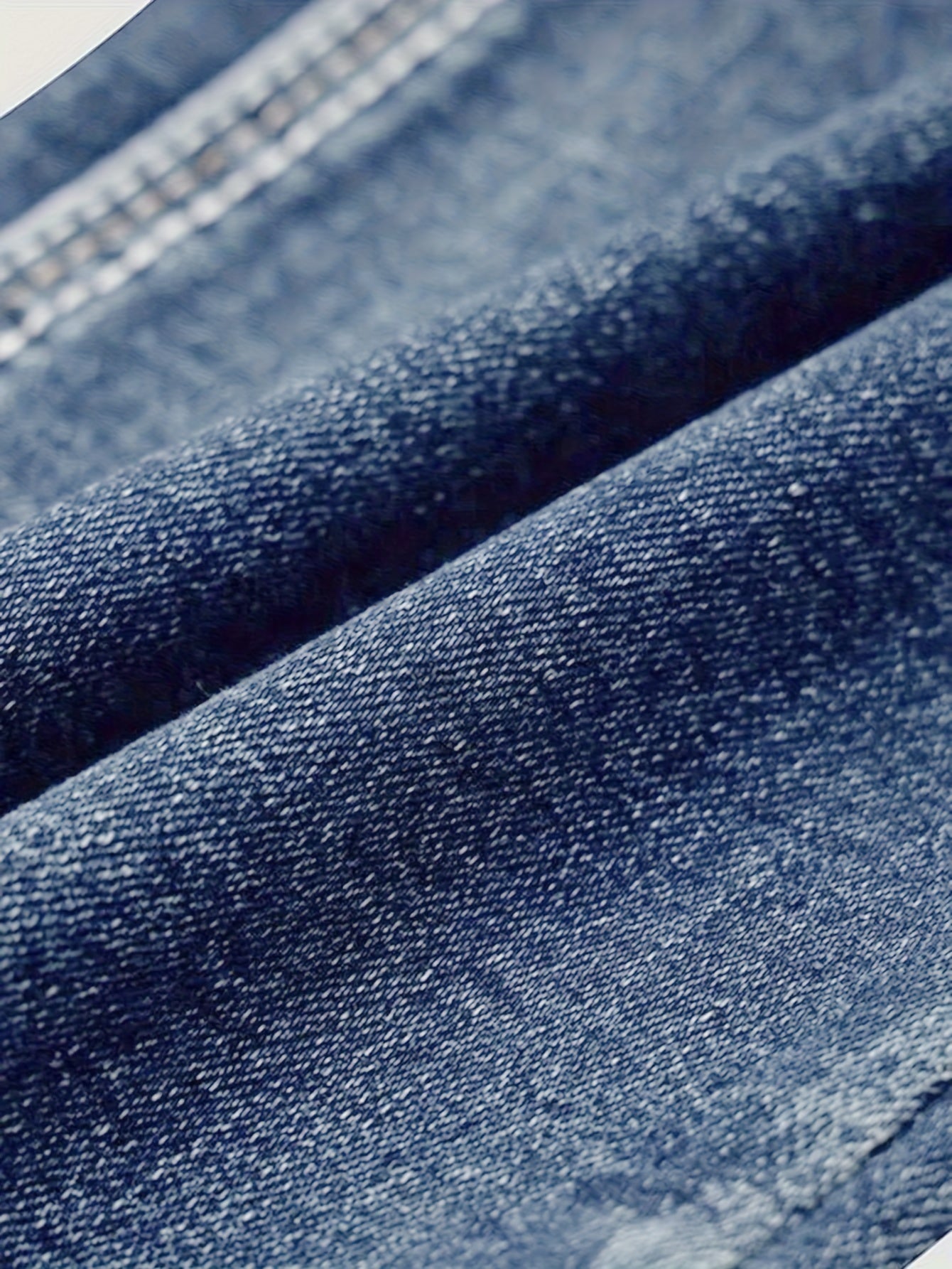 Non-stretch Multi-pocket Design, Classic Zipper Button, Fashionable Casual Versatile Jeans
