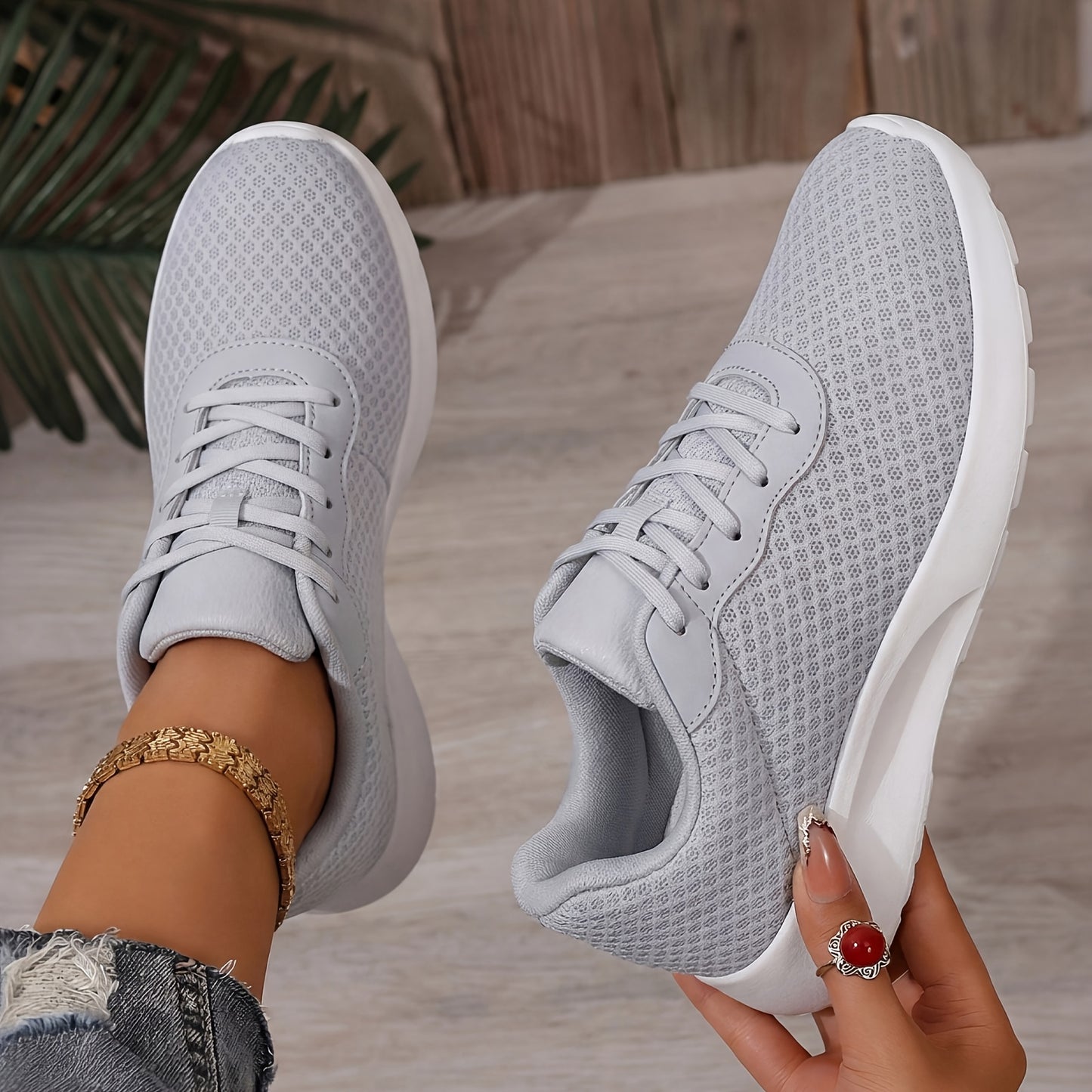 Women'S High Quality Sneakers, Casual Walking Shoes for Women, Comfortable Support Walking Shoes, Women'S Air-Cushioned Sneakers with Arch Support And Slip-Resistant Sole - Breathable Mesh Low-Top Sneakers Suitable for Running, Gym, Gifts for Women