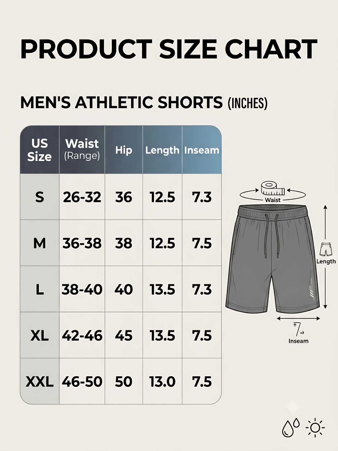 Men's 6pc Mixed Color Polyester Shorts - product view 15