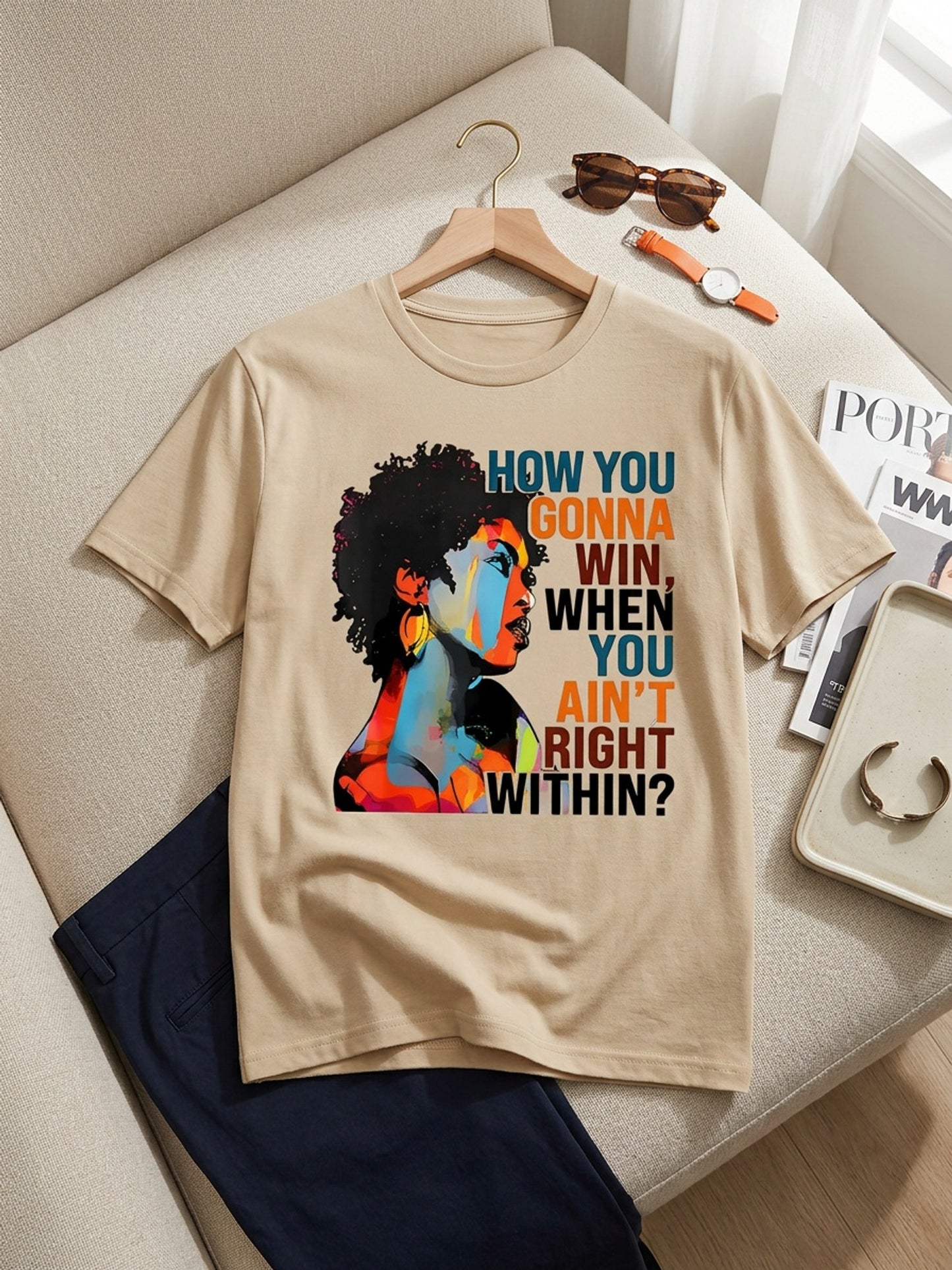 Colorful Graphic Print Casual Round Neck Women'S Short Sleeve Top | Spring/Summer/Fall Season, Crew Neck, Short Sleeve, Pullover Style