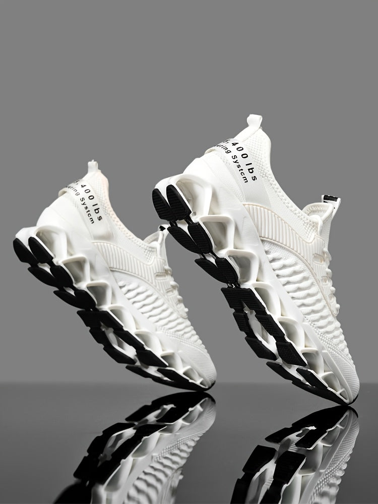 Men'S Stylish Athletic Shoes - Comfortable And Breathable Running Shoes, Featuring a Functional, Soft Sole for Long-Standing Comfort And a Fish Scale Design on The Upper, Suitable for The Gym, Walking, And Outdoor Activities