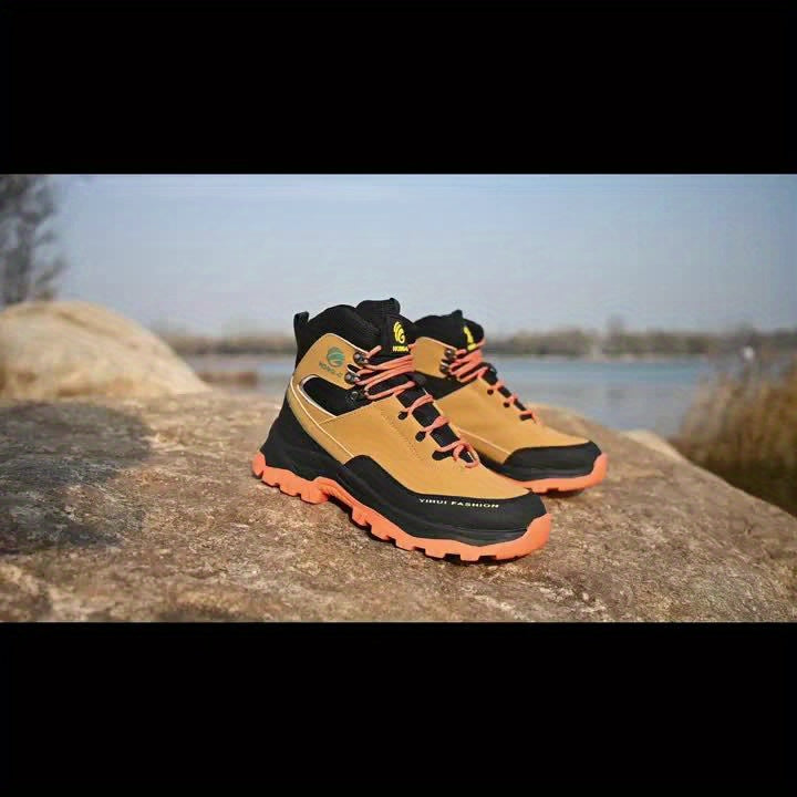 Men's Work Shoes & Puncture Proof Breathable Work Boots, Comfy Non Slip Lace Up Durable Labor Protection Shoes for Men's Outdoor Activities Safety Shoes