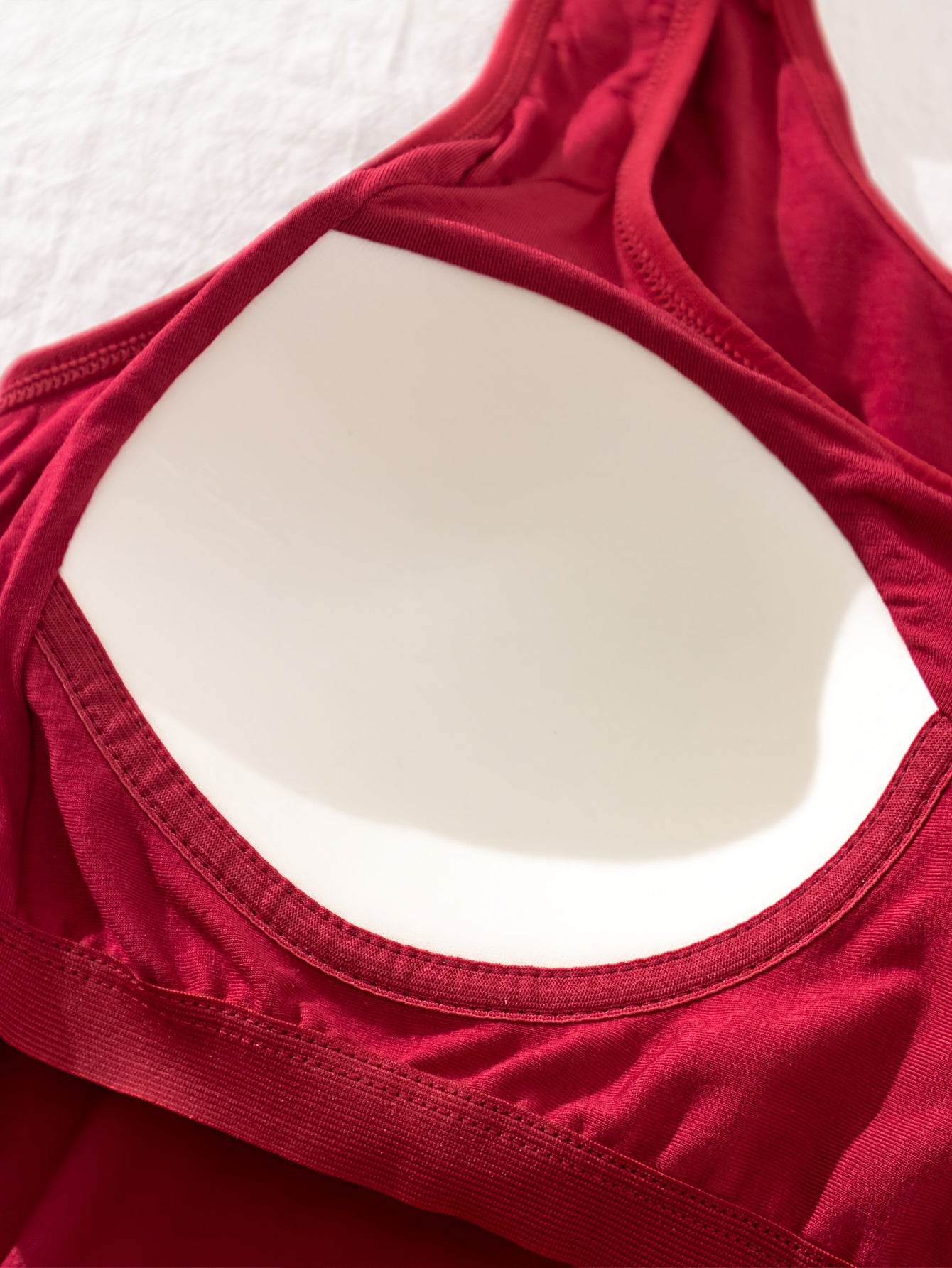 Plus Size - Plus Size - Women'S 3pcs Modal Set with Built-In Bra Camisole, One-Piece Style, Plus Size, Peek-Proof