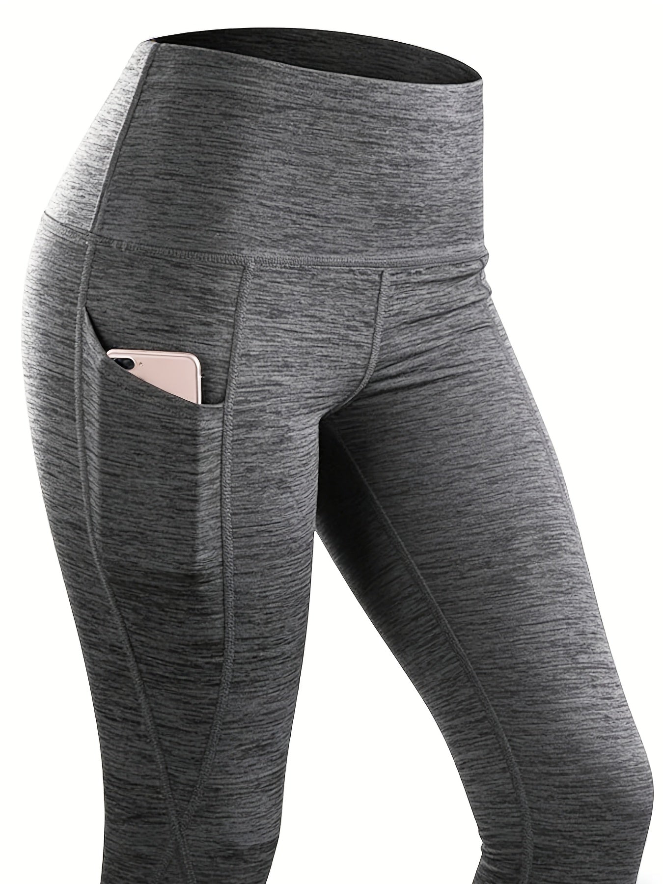 4-Pack Women'S High Waist Leggings - Ultra Soft Yoga Pants for Fitness And Everyday | Medium Stretch, All-Season | Black/Gray/Purple/Burgundy