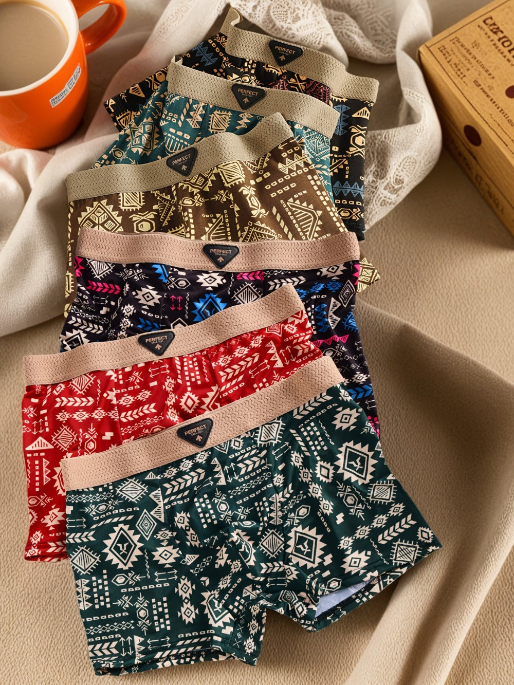 Men’s 6-Pack Boxer Briefs - Breathable Daily Comfort