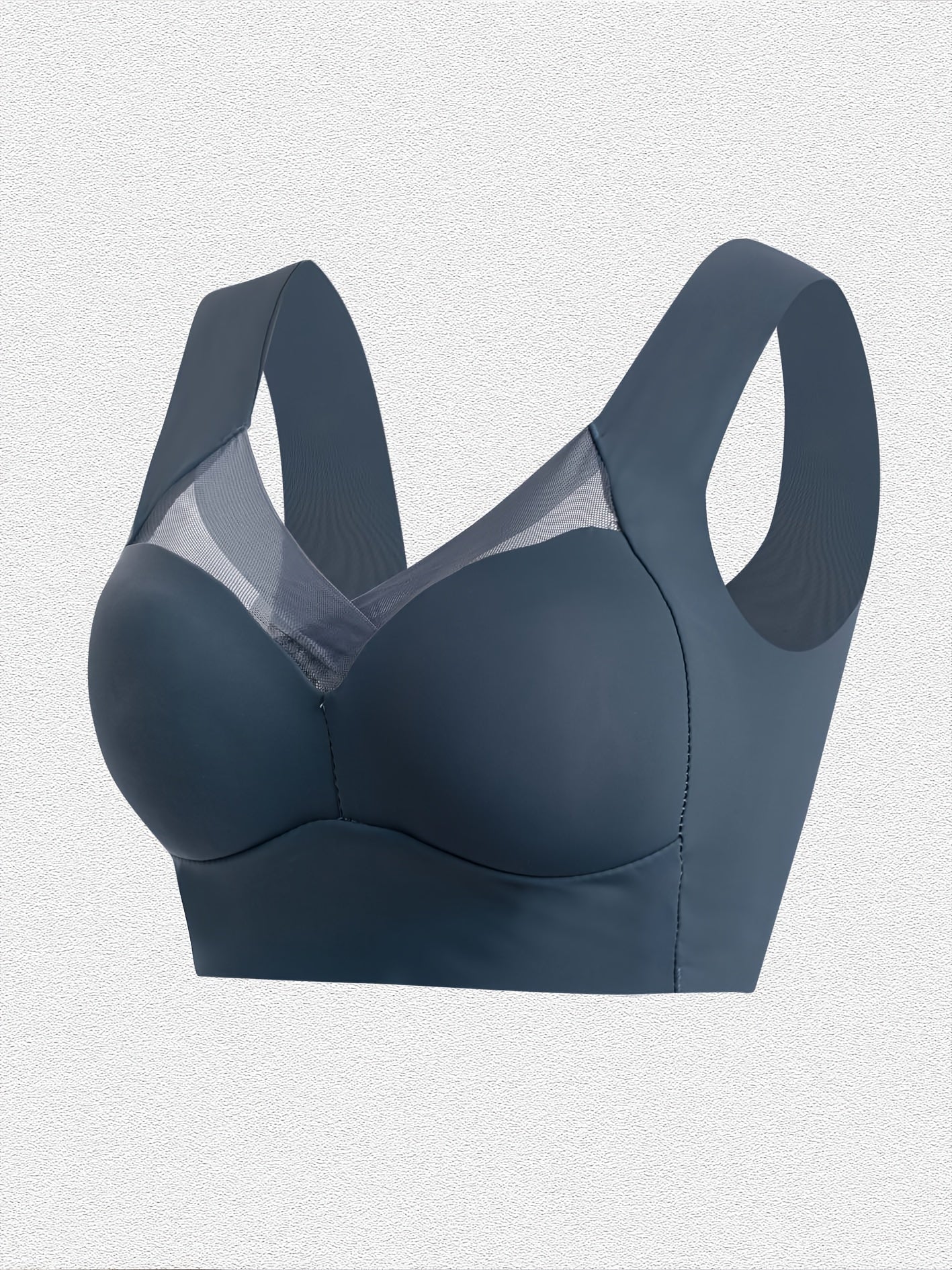 5pcs Women' Full Coverage Push-Up Bra Wire-Free Seamless Folding Top Support Bra with Non-Removable Inner Lining & Non-Detachable Cups - Soft Comfortable Suitable for Daily Wear,, Gym, All-Year Round Underwear (Machine Washable)