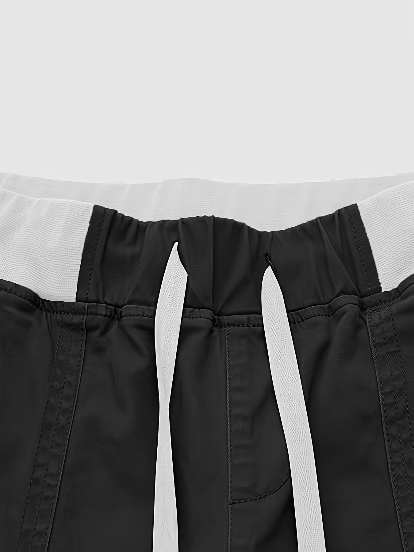 European And American Style, Individualistic Street Style, Slim Fit, Flattering, Cargo Pants, Women's Straight Leg Wide-Leg Pants with Lace-Up, Low-Rise Casual Jeans