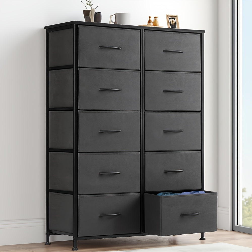 Fabric Drawer Dresser - Space-Saving