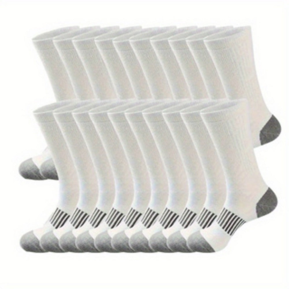 Men's Thermal Crew Socks - 40-Pair Pack