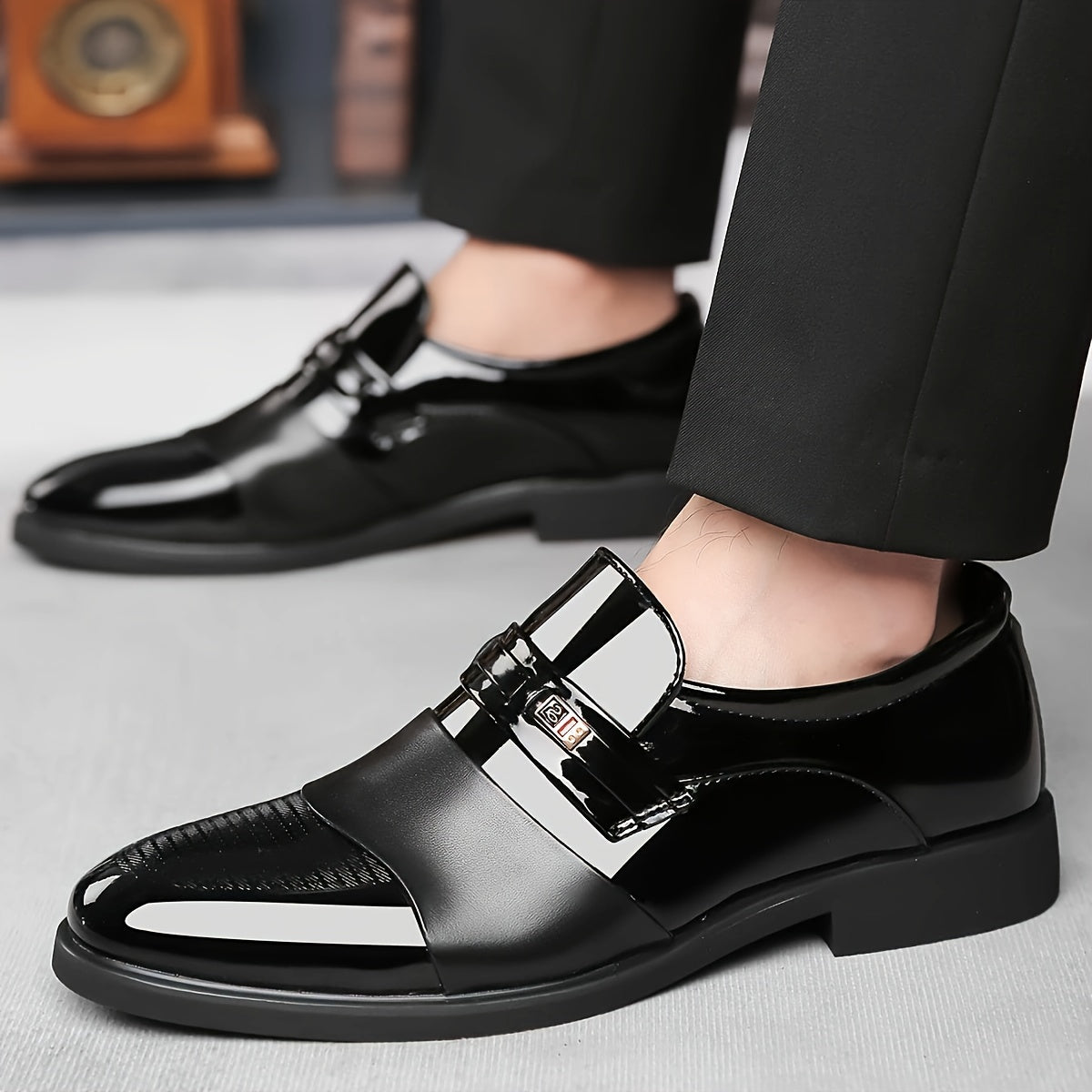 Fashion Business Dress Men Shoes Formal Slip On Dress Shoes Mens Oxfords Footwear High Quality Shoes for Men Loafers