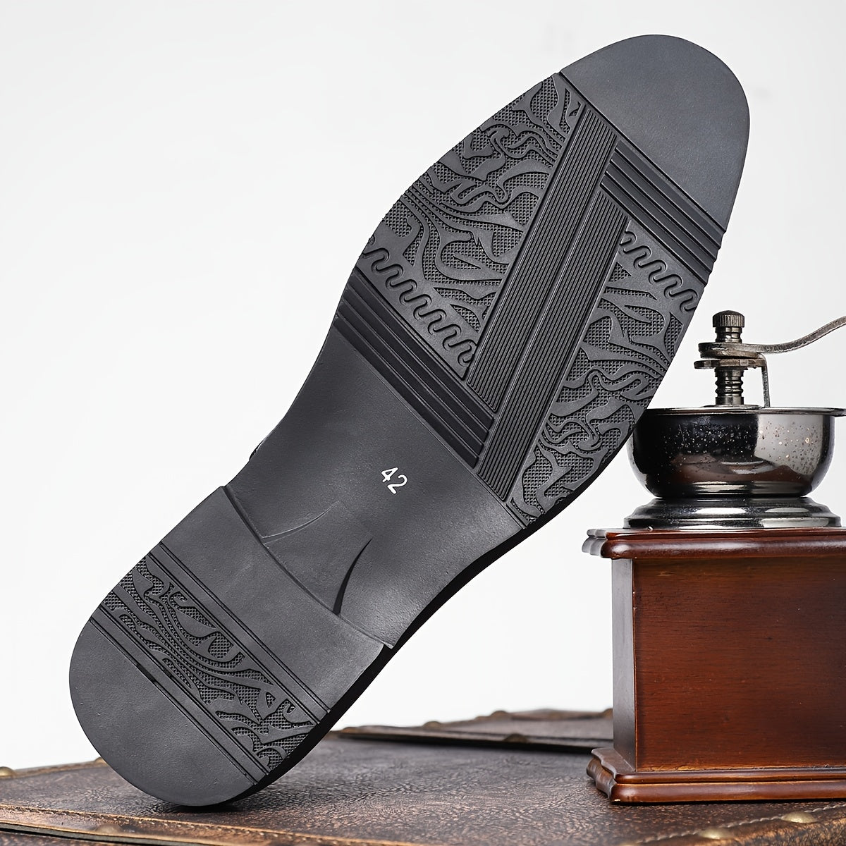 Men'S Classic Plain Toe Derby Shoes, Elegant Choice for Business Event And Wedding