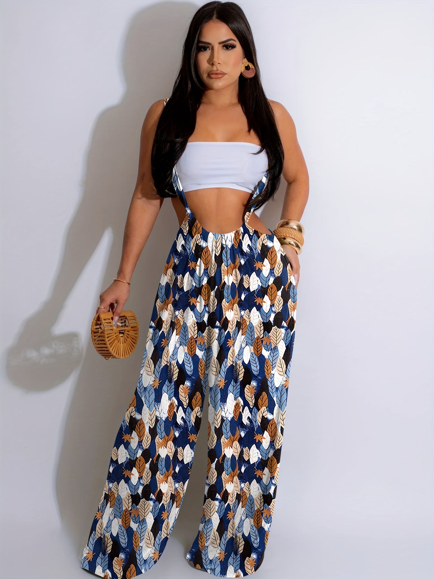 Women's Casual Wide Leg Palazzo Pants - Adjustable Drawstring Waist, Super-Long Length, Loose Fit with Pockets, Machine Washable Lounge & Casual Trousers for All Seasons, Comfortable Clothing | Decorative Drawstring | Soft Texture