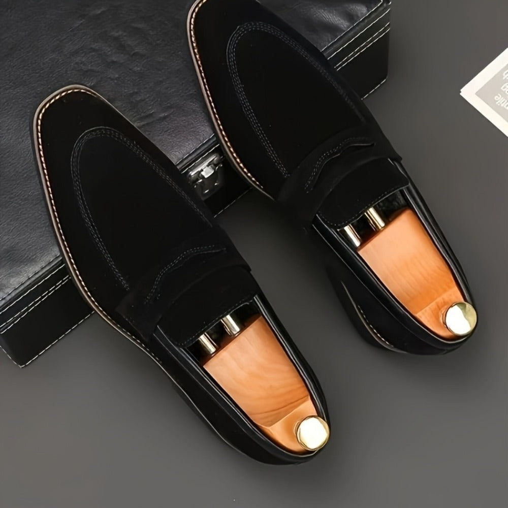 Men's Loafers & Flats - Business Casual & Textured Finish 095909