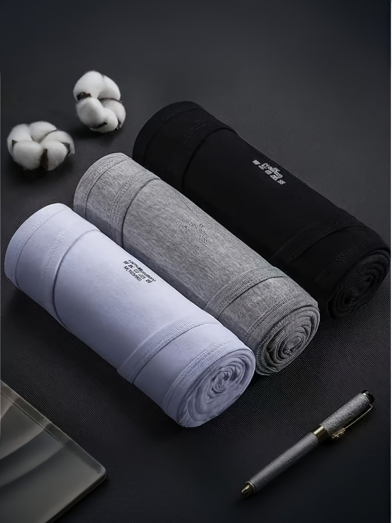 3pcs Simple Tops Pure Cotton Men's Vests And Tops Include Black, White And Gray, Suitable for Daily Wear, Sports, Going Out, Beach And Other Scenes, Spring And Summer Seasons