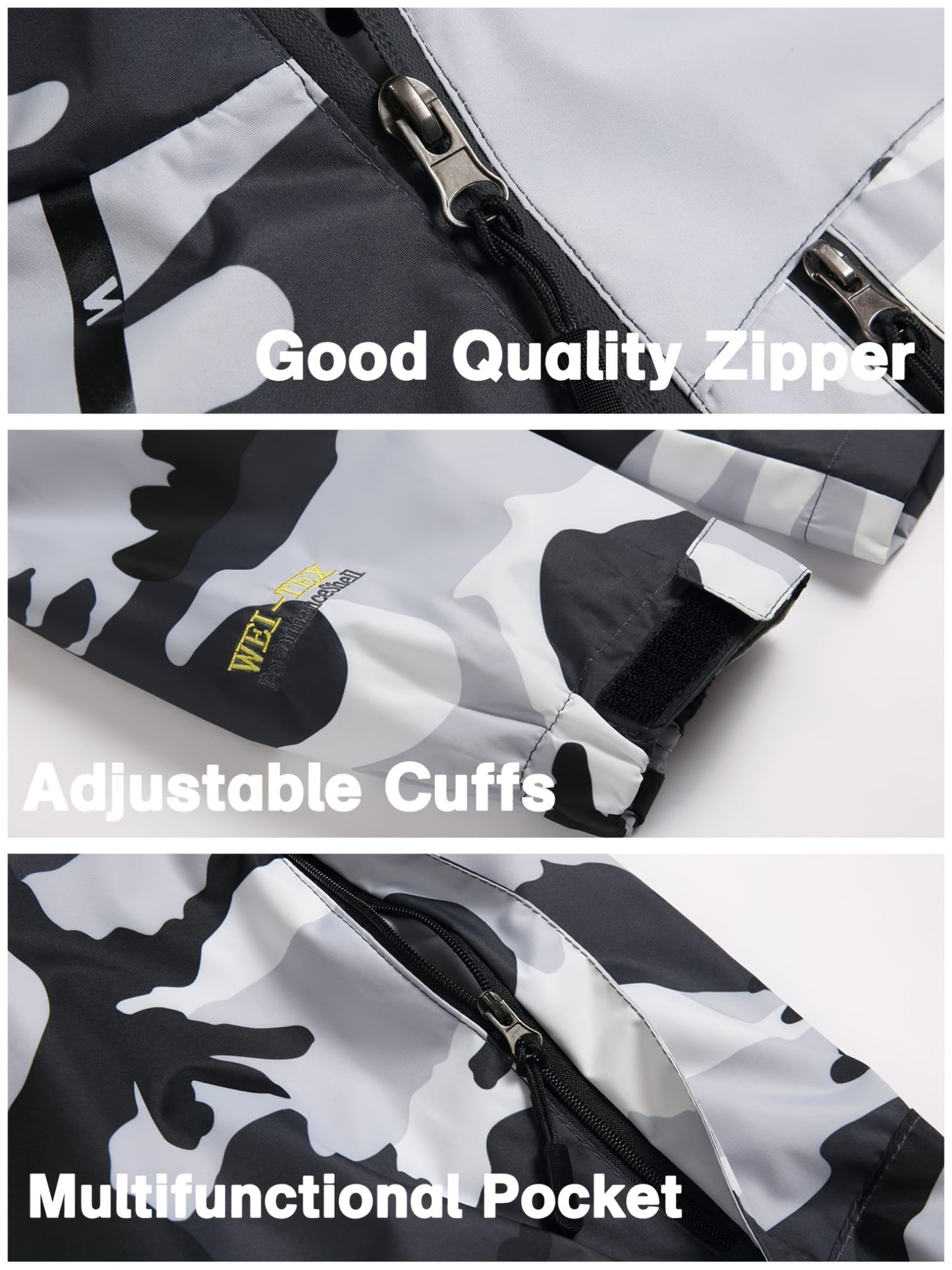 Men'S Rain Jacket Waterproof Lightweight Packable Raincoat Pullover Windbreaker with Hood for Hiking Running
