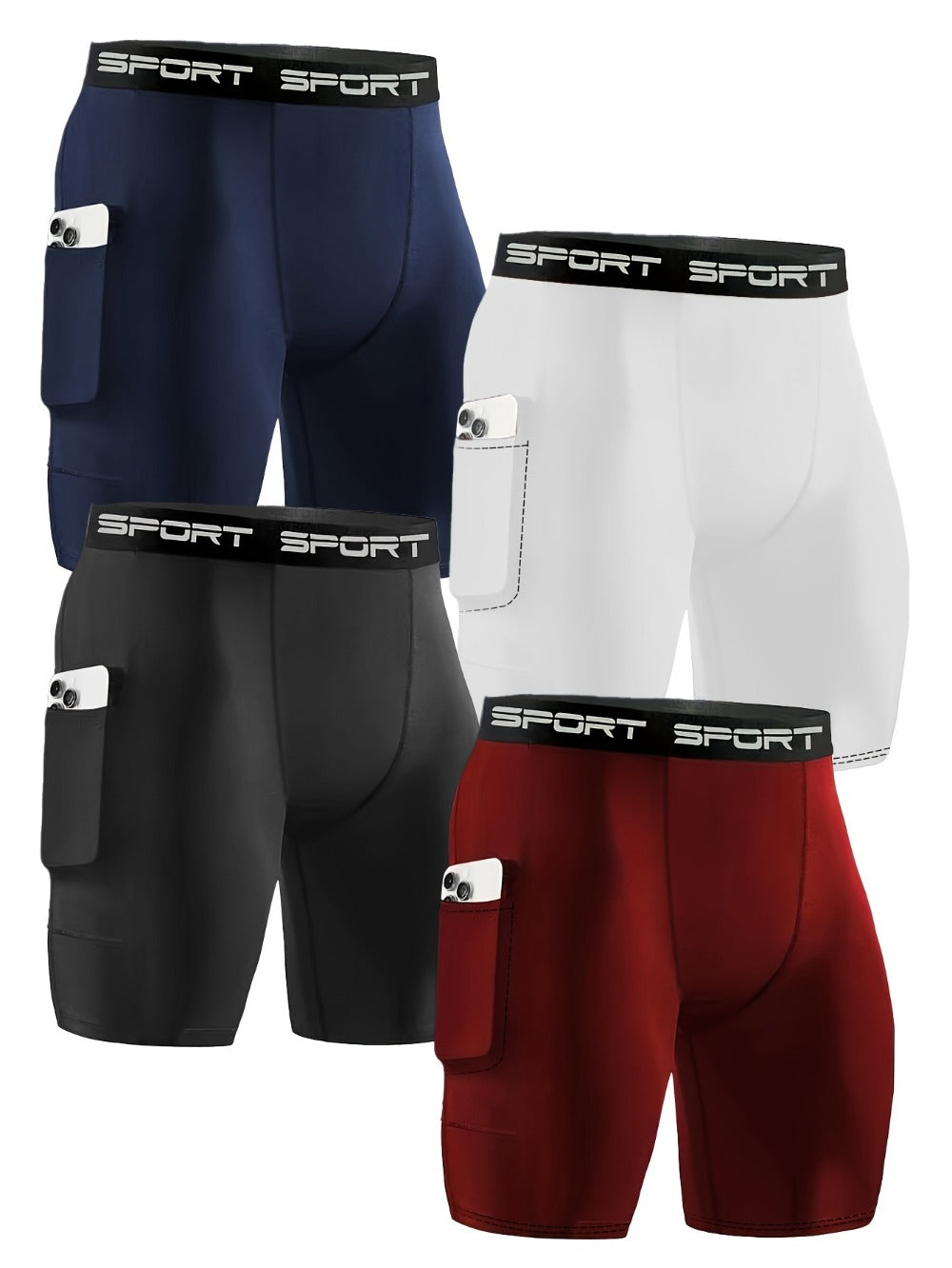 Men's Boxer Briefs - Stretch 8 Pack
