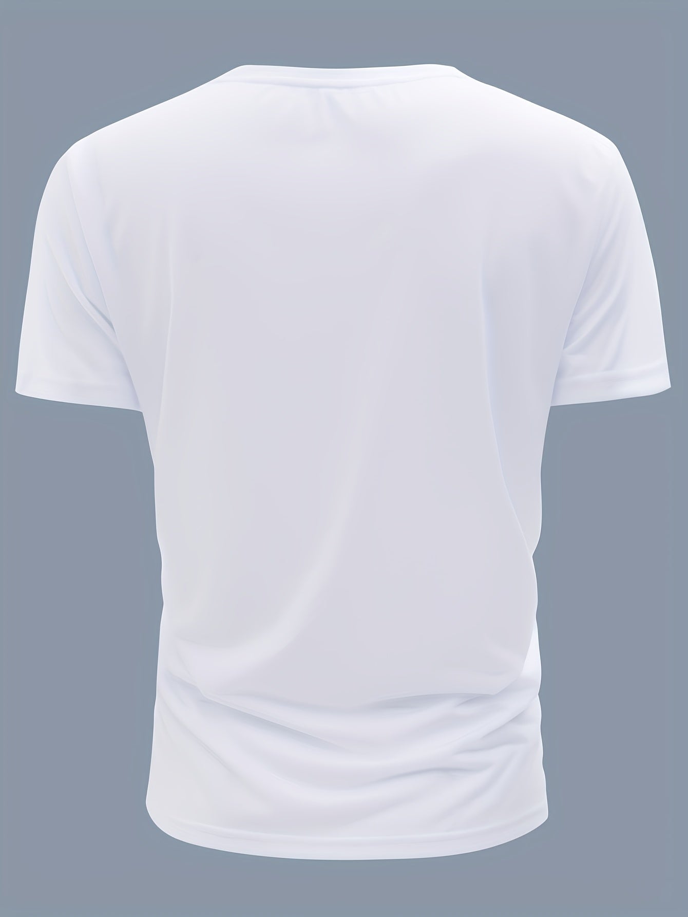 4pcs Men's 'Paris' Printed T-Shirts: Short-Sleeve Crew Neck T-Shirts, Stylish Stripe Design, Soft, Breathable, Quick-Dry Fabric - Sweat-Wicking for Sports, Everyday Home Wear, Great Value Casual Daily Tops, Men's Novelty Pajamas Men's Novelty Pajamas