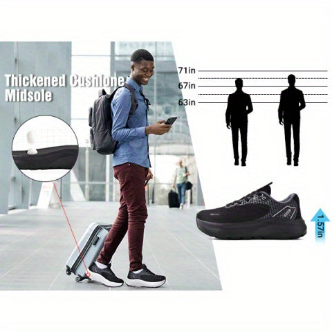 Wide Toe Box Shoes for Men Wide Sneakers Athletic Tennis Wide Shoes Gym Workout Cross Training Running Shoes Zero Drop Platform Sneakers