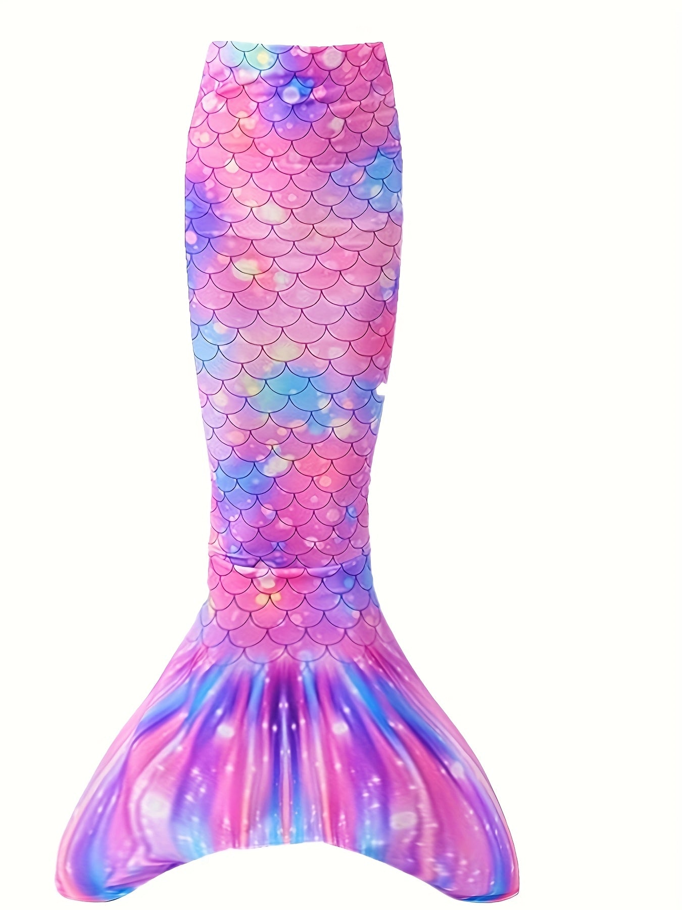 5-Piece Mermaid Tail Costume Princess Mermaid Outfit, Mermaid Dress Halloween Costume for Kids, Cosplay Clothes, Girls' Clearance Sale, Christmas Outfits Sets, Halloween Disguise for Girls