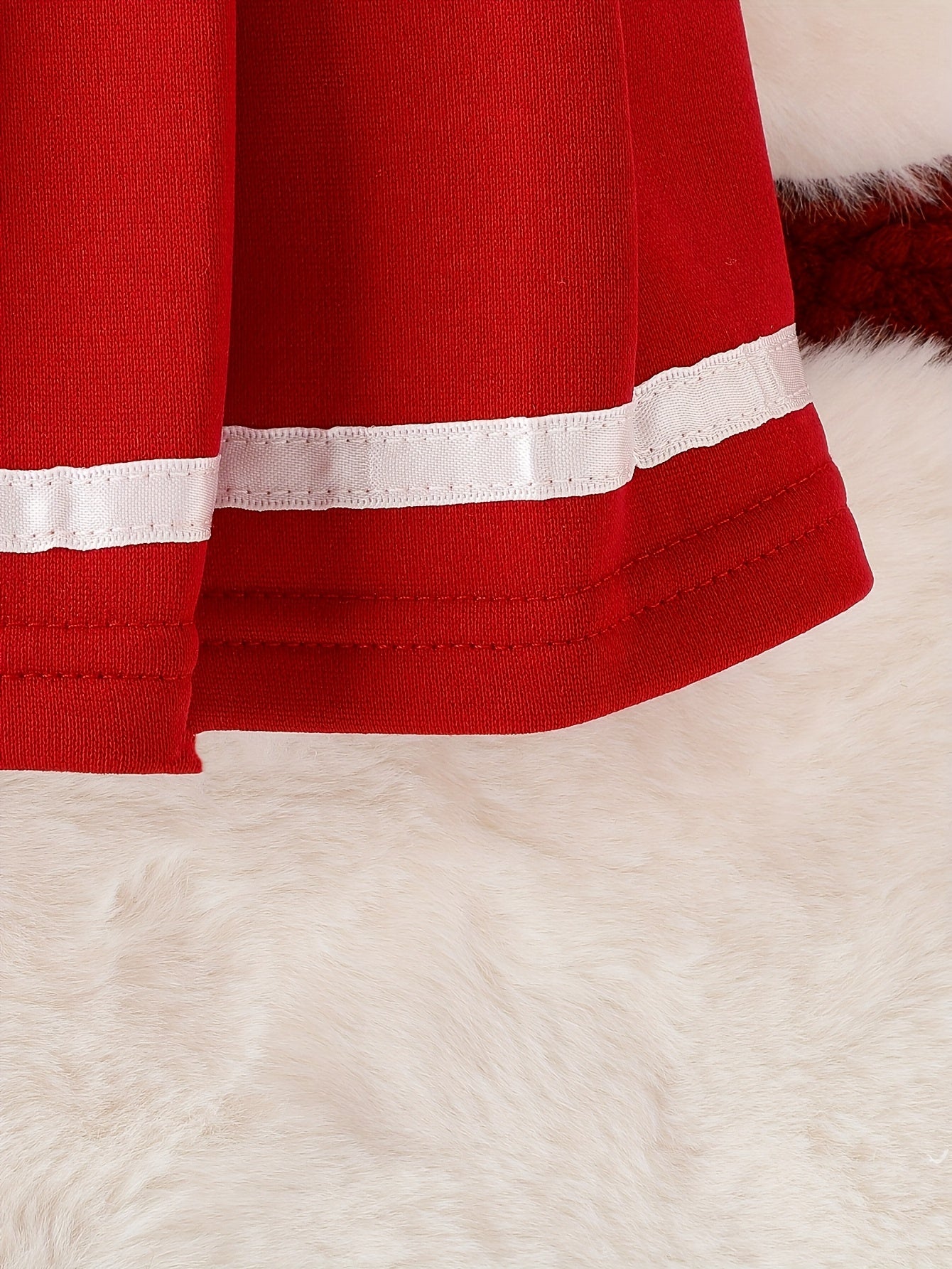 Girls' Style Spliced Baseball Jacket & College Style Skirt Two-Piece Set