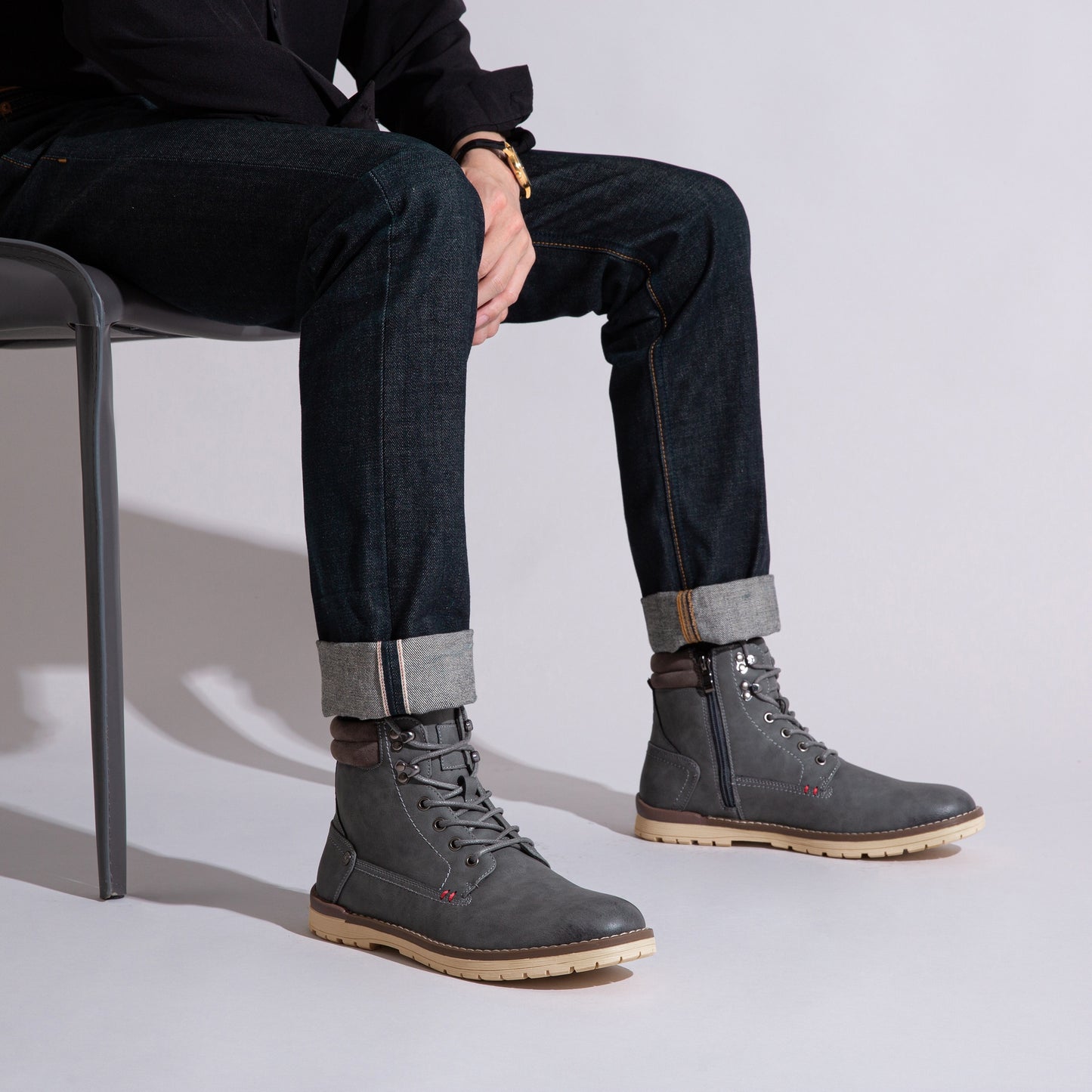 Men'S Hiking Boots Casual Chukka Boots For Men