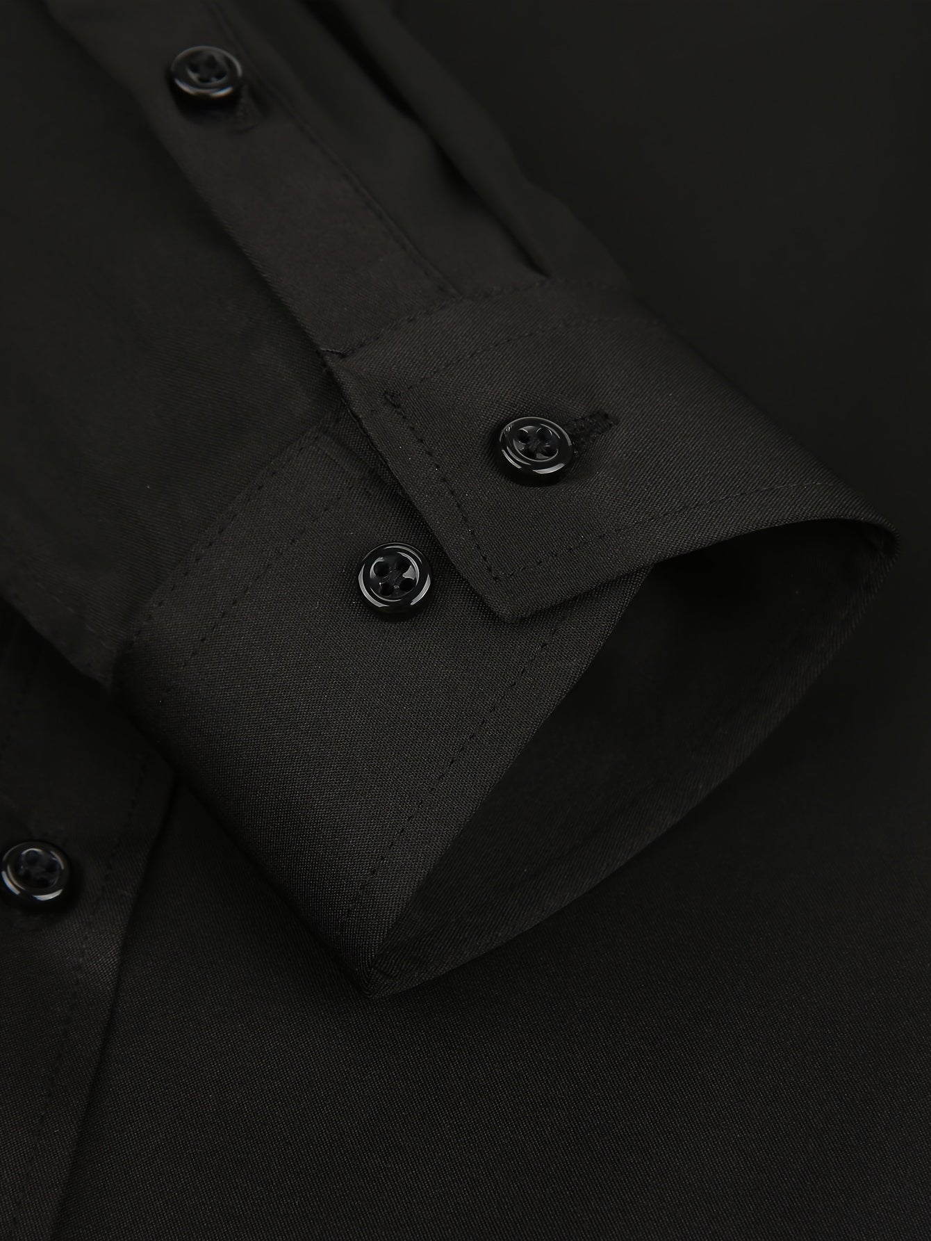 Men's Cufflink Shirt 2026 Spring/Summer French Cuff Shirt Breathable, Stretchy, Wrinkle-Resistant Business Casual Easter Gift Suitable for Men, Husband, Father Holiday Cruise Essential Short-Sleeve Shirt Summer Top Formal Dress Shirt