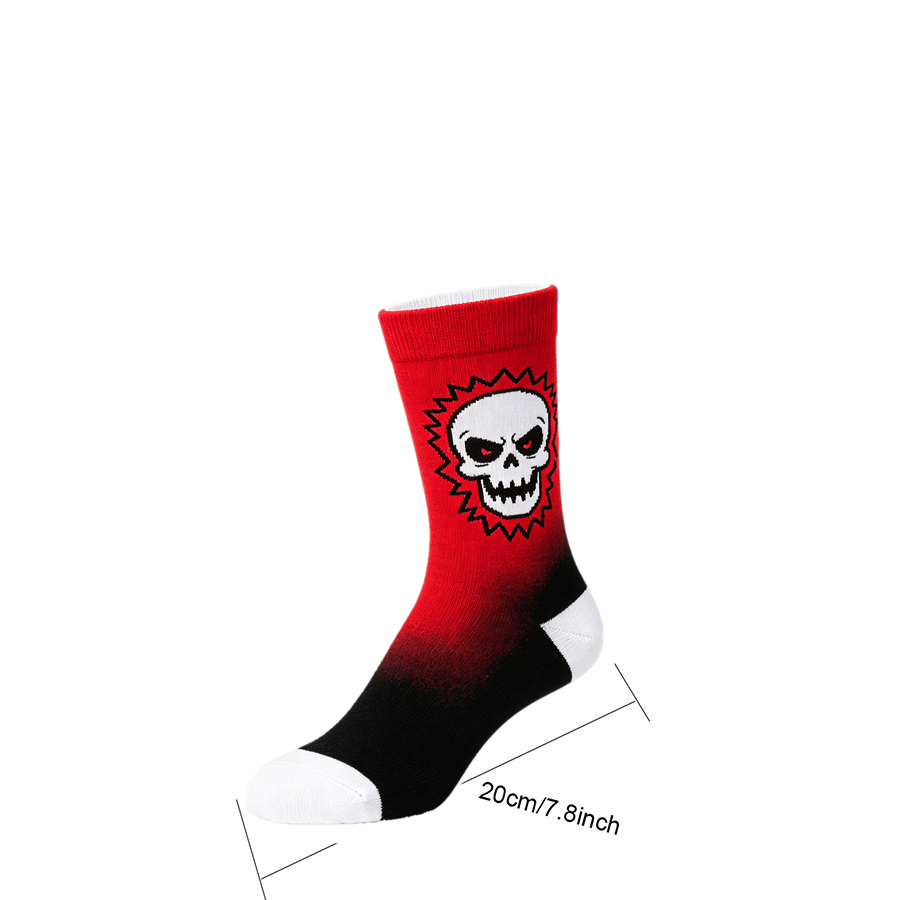 10pairs RANDOM Novelty Streetwear Cartoon Anime Crew Socks Men Women Unisex Hip Hop Funny Casual Trendy Daily Lifestyle Printed Socks