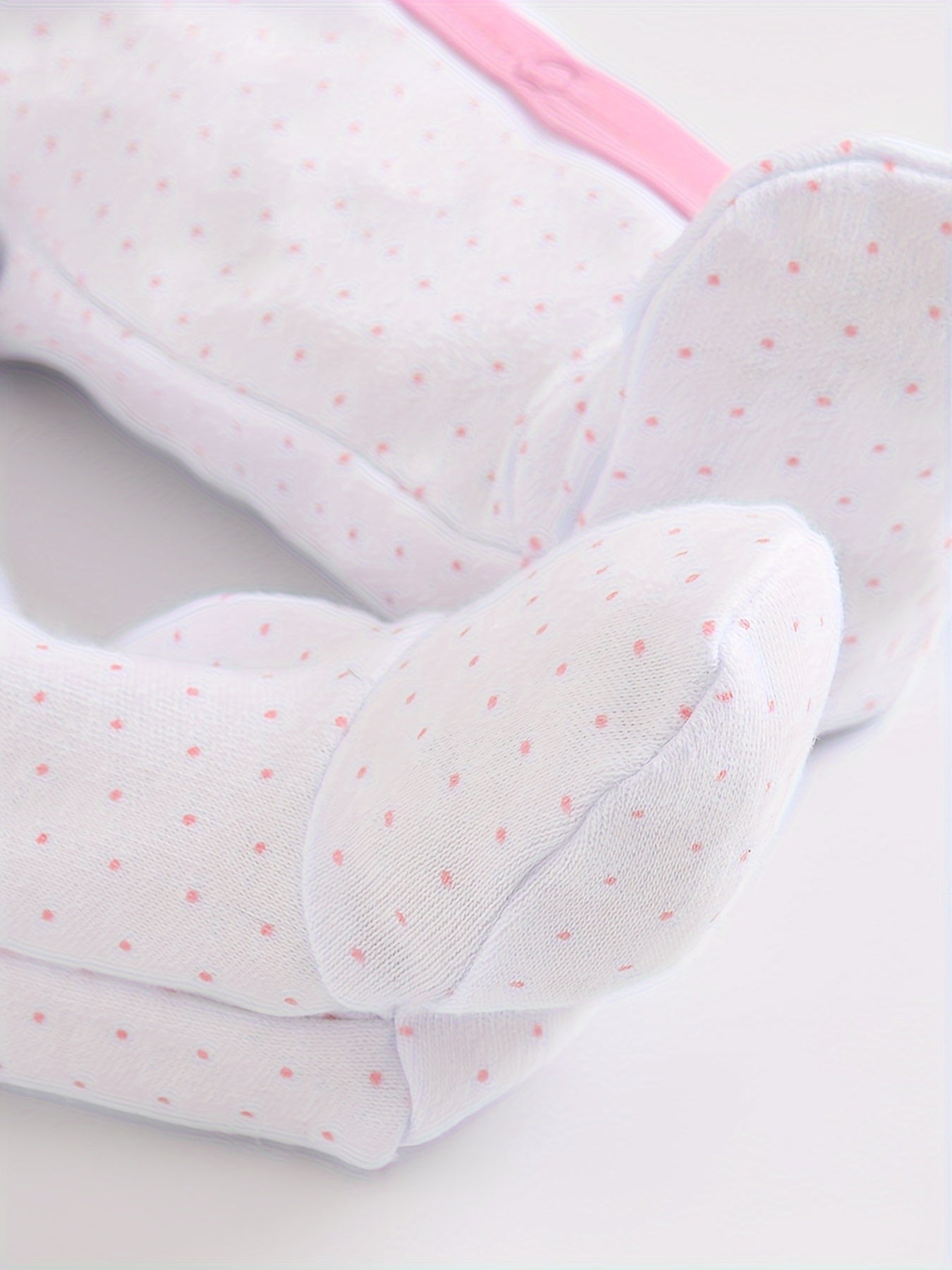 3pcs Baby Girl Cute Pink 1pc Jumpsuit Soft Long Sleeve Footed Romper Cartoon Bunny Rabbit Floral Print Newborn Girls' Overall Bodysuits Outfit Clothes for Infant Girl 0-12 Months, Perfect for Outdoor