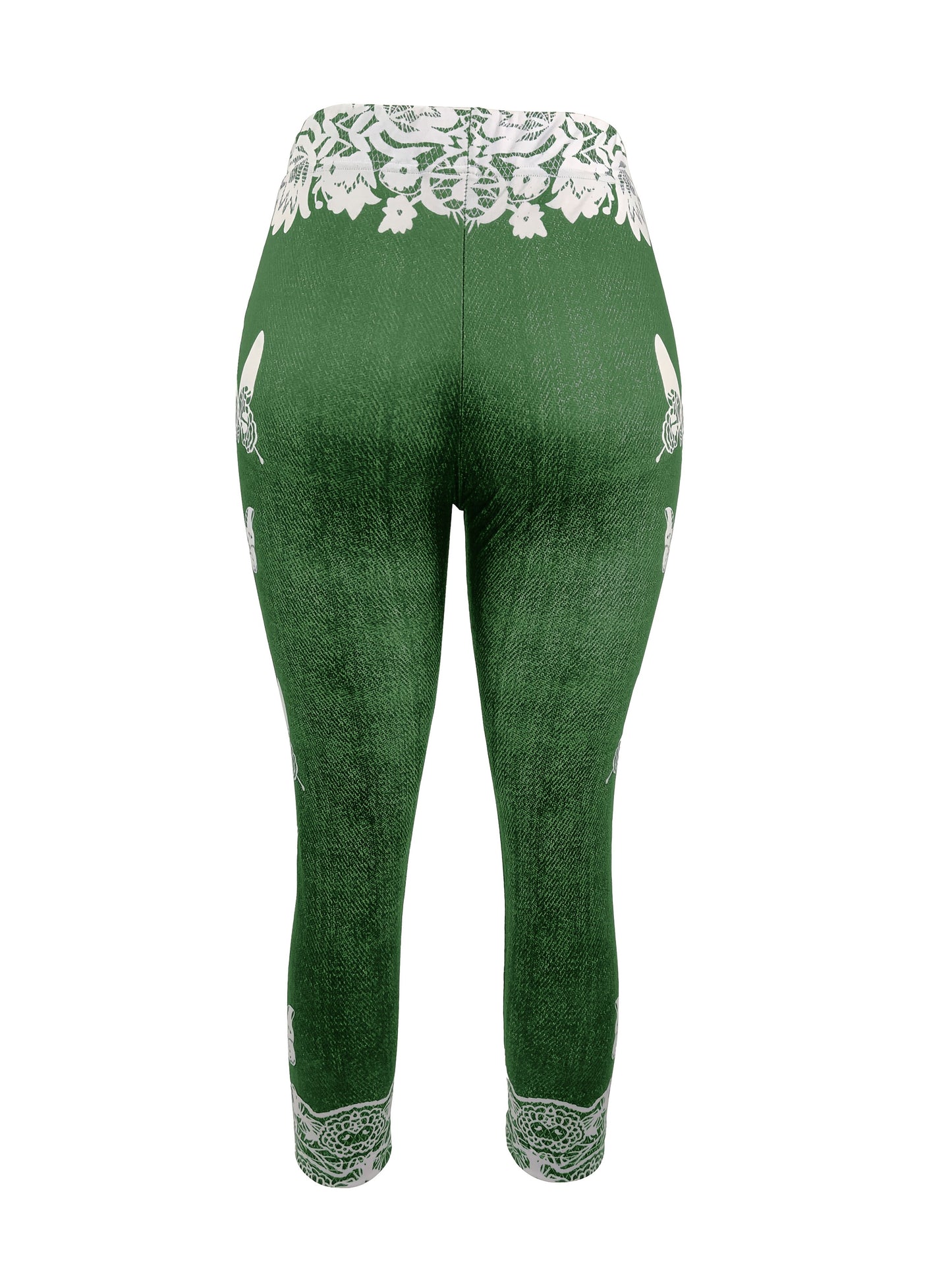 European And American Women'S Pants, Fashionable And Casual, Randomly Printed, Women'S Leggings, Cropped Pants, Tight Fitting