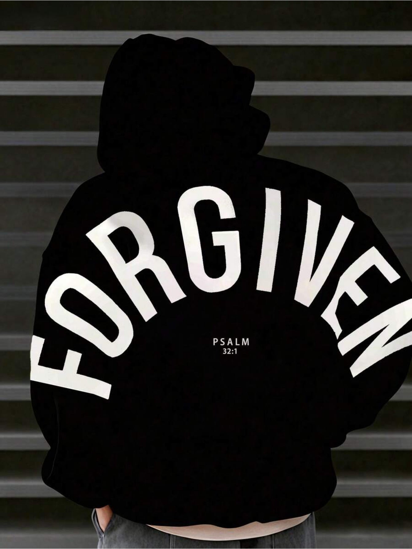 White Hoodie - product view 15