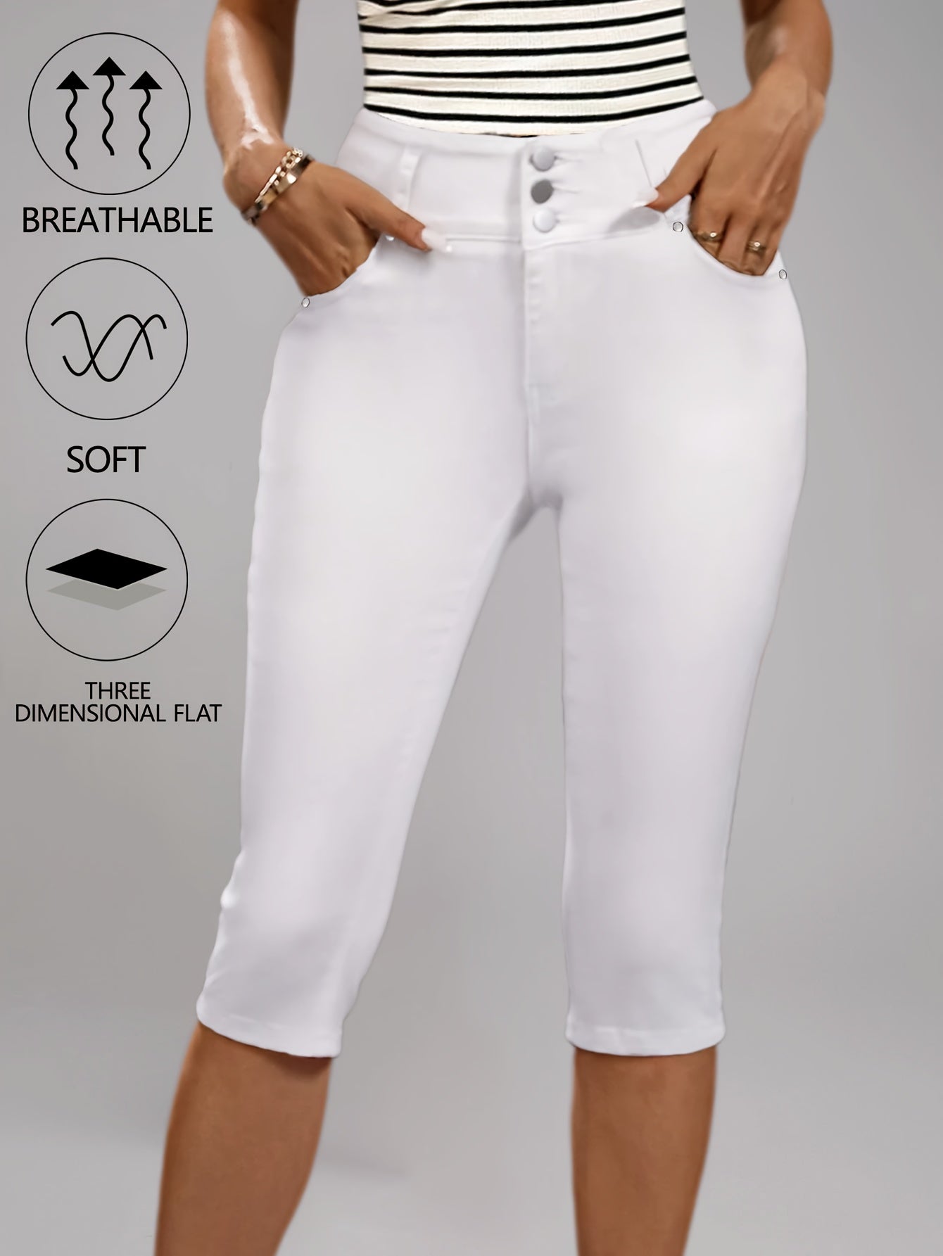 Women's Deep Red Lace High-Waist Jeans - product view 23