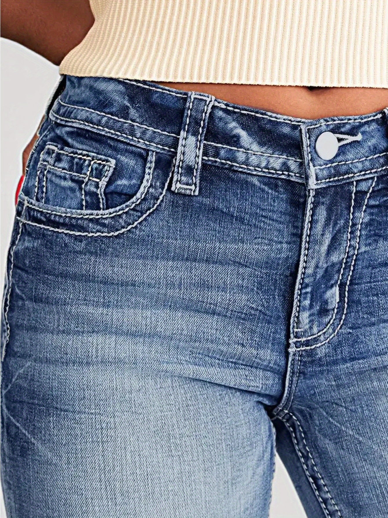 New Stylish Stretchy Slim Fit Jeans for Women Skinny Design, Versatile for Casual Daily Wear, Comfortable, Trendy Must Have