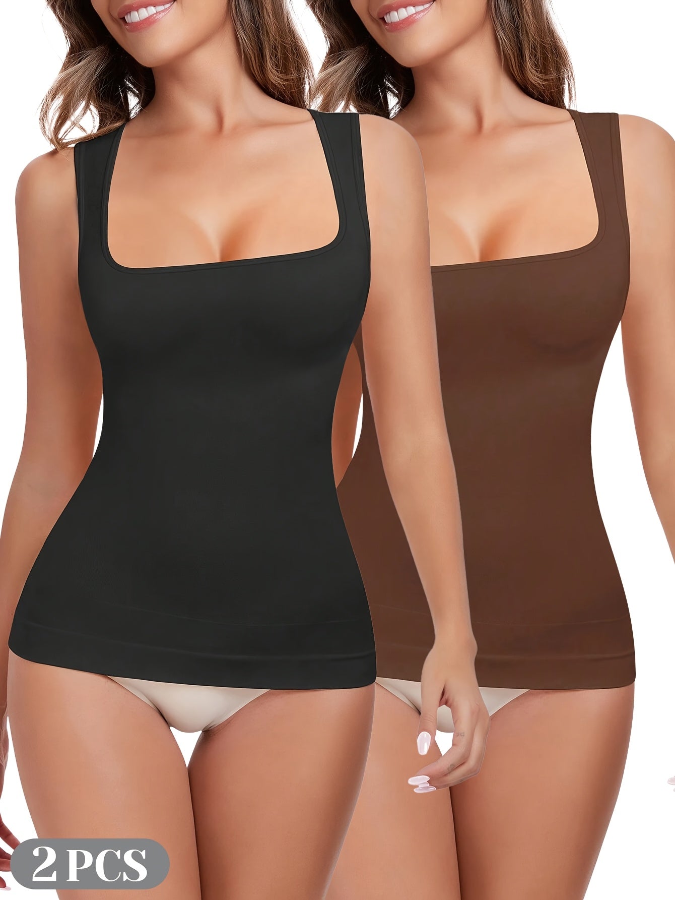 Women's Mixed colors Knit Tank Top - product view 26