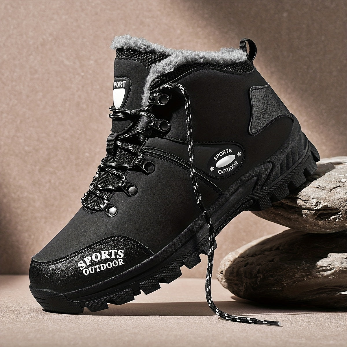 Non-Slip & Walking Hiking Boots, Hunting Winter Boots for Women Men, Unisex Warm Boots Barefoot Shoes Work Boots, Women Snow Boots, Wide Toe Box Barefoot Sneakers, Hike Footwear Riding Boots, Perfect for All Seasons Adventures, Trail