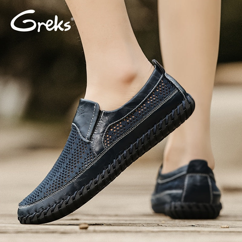 Men's Black Mesh Shoes - product view 6
