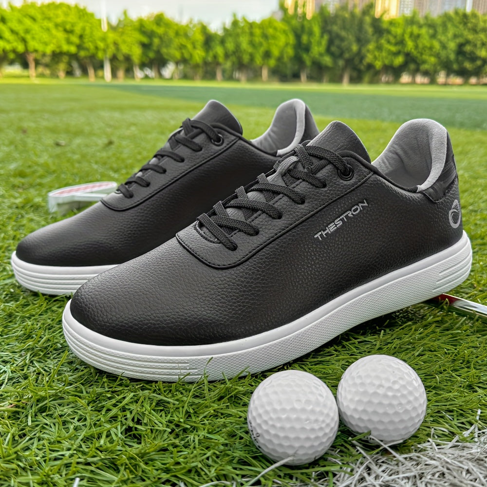 Sneakers, THESTRON Men's Golf Footwear - Non-Slip, Professional Training and Casual Wear, Durable TPU Sole, Lace-Up Closure, All-Season, Comfortable Fit, THESTRON