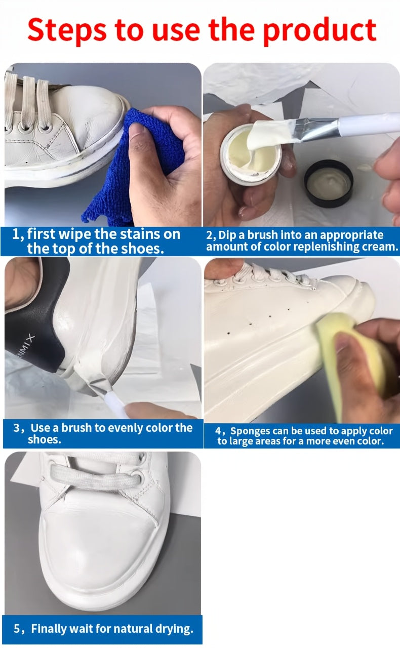 Glossy White Set Leather Shoes - product view 8
