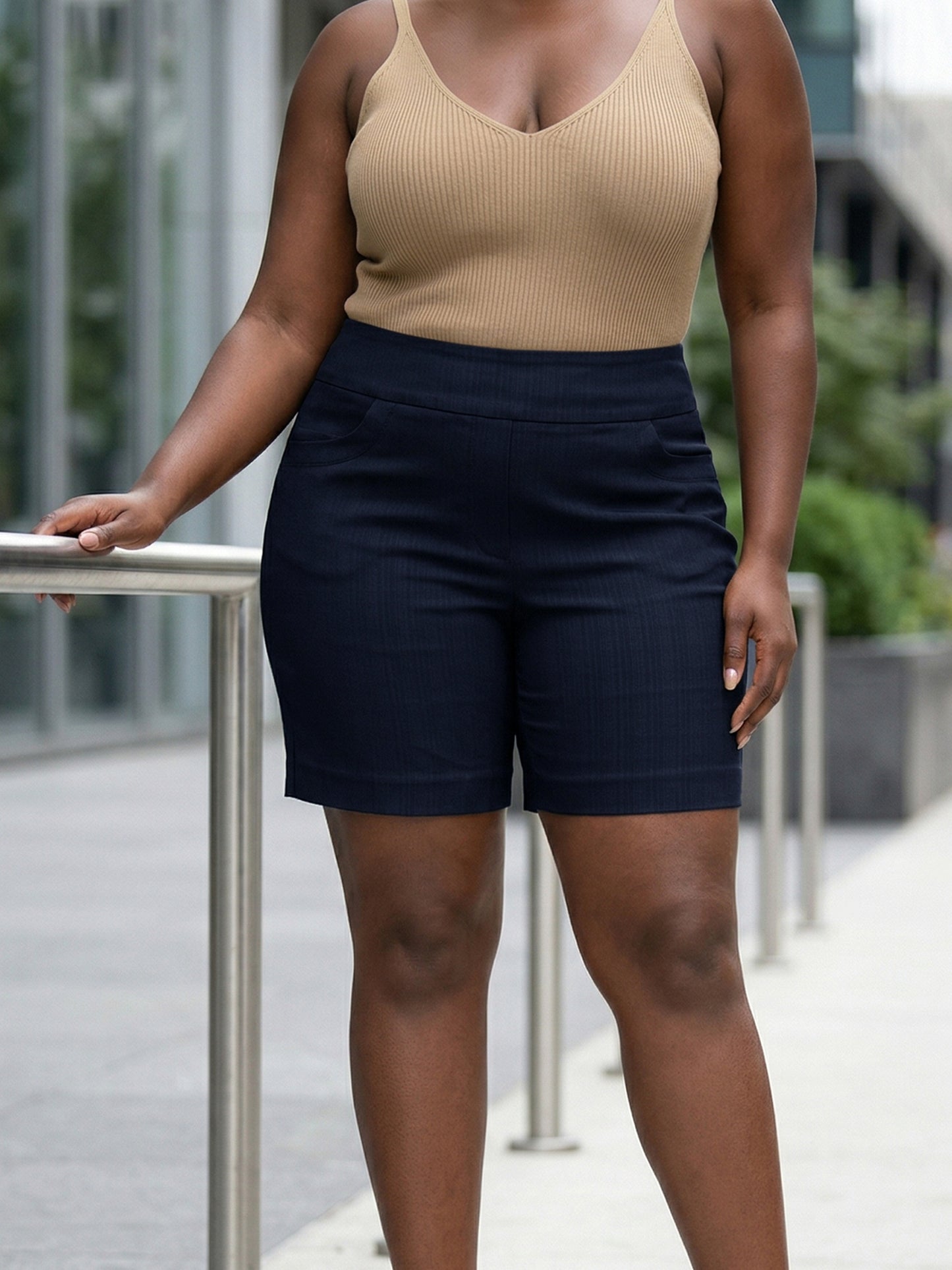 Plus Size - Plus Size - Women'S Plus Size High Waist Shorts