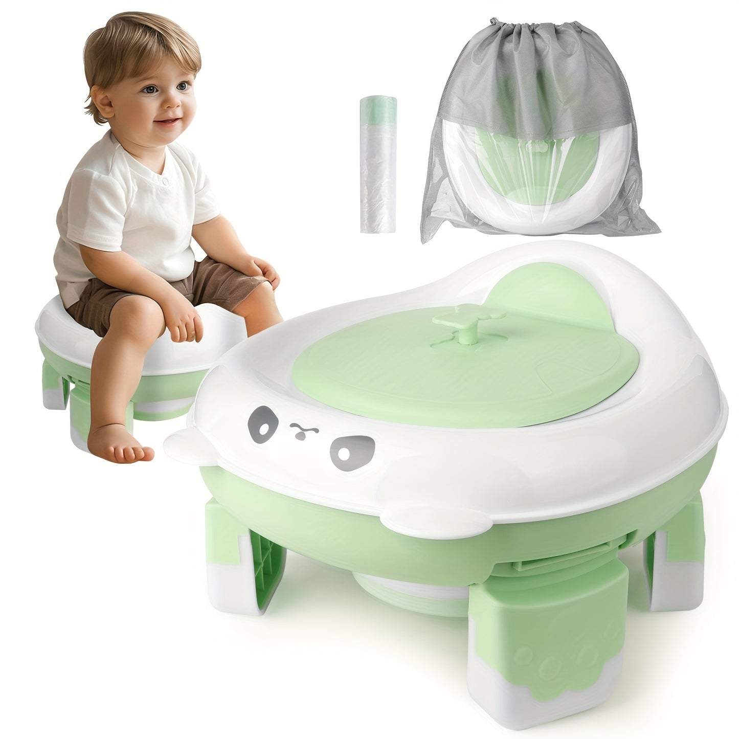 Potty Training Seat - 20-pcs Portable Foldable Travel