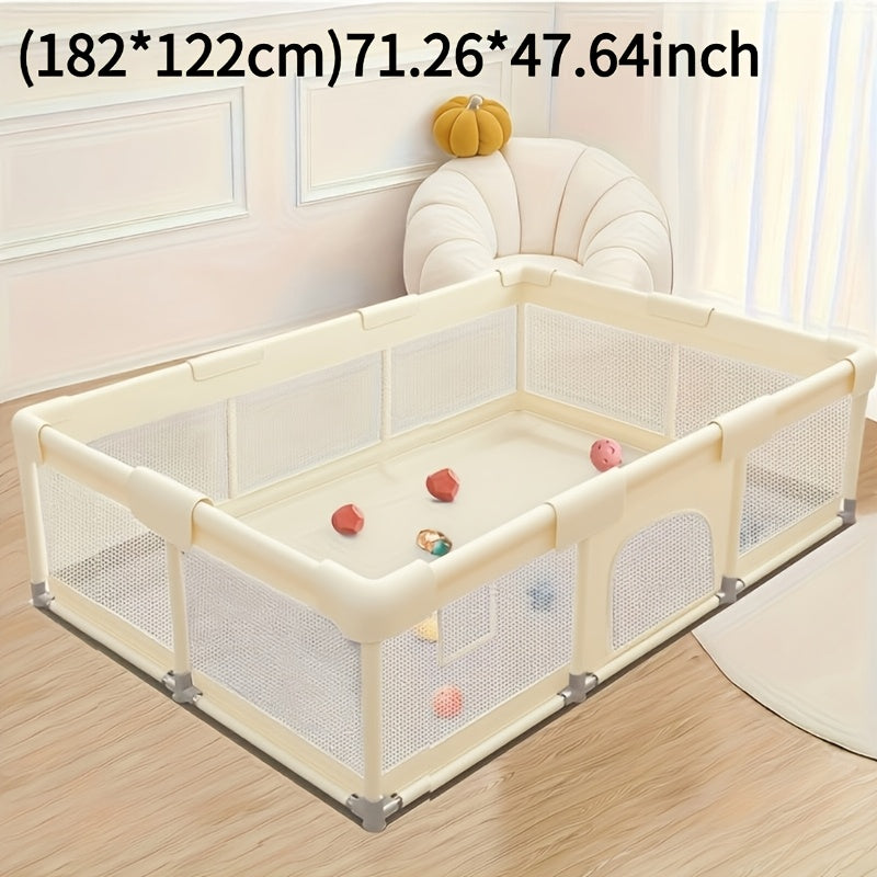 71 3 71 3 Inch Baby Playpen Play Pens for Babies And Toddlers Metal And Fabric - product view 4