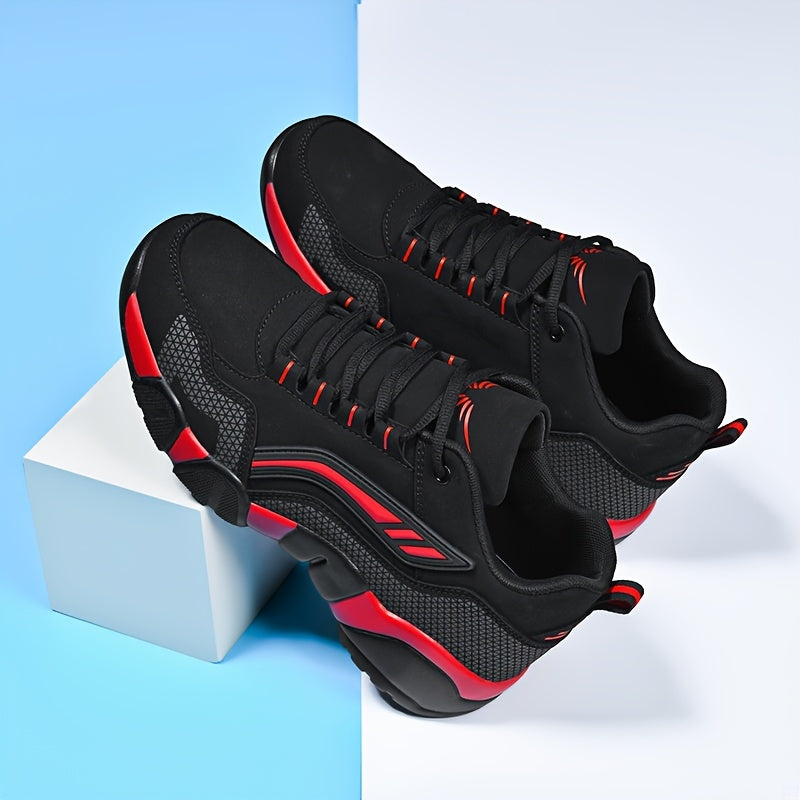 Men's Black And White Lace Shoes - product view 5
